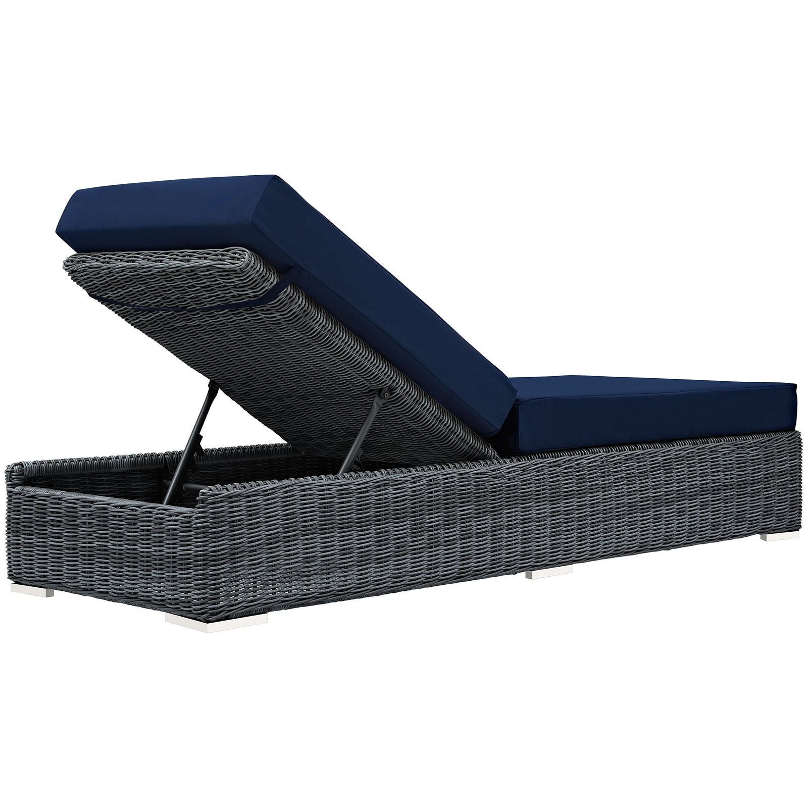 Summon Outdoor Patio Sunbrella® Chaise Lounge By Modway - EEI-1876 | Outdoor Chaise Lounges | Modishstore - 11