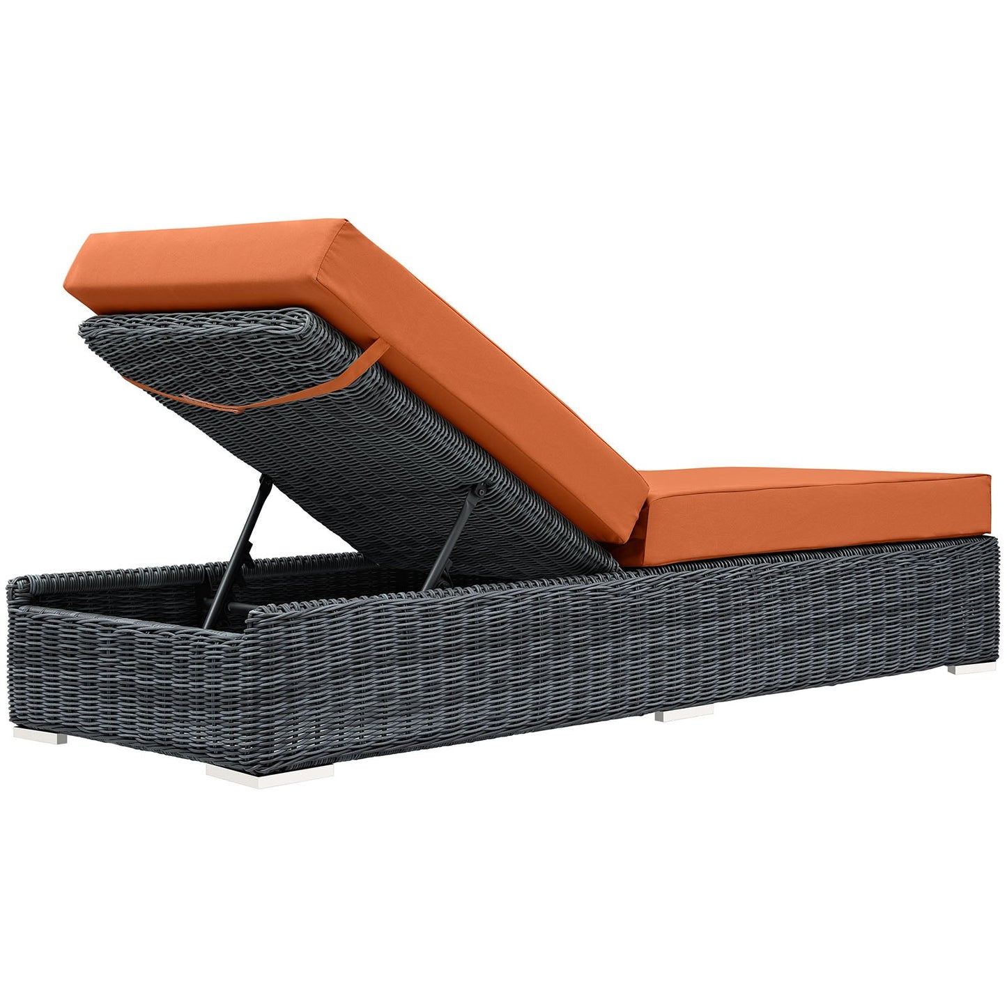 Summon Outdoor Patio Sunbrella® Chaise Lounge By Modway - EEI-1876