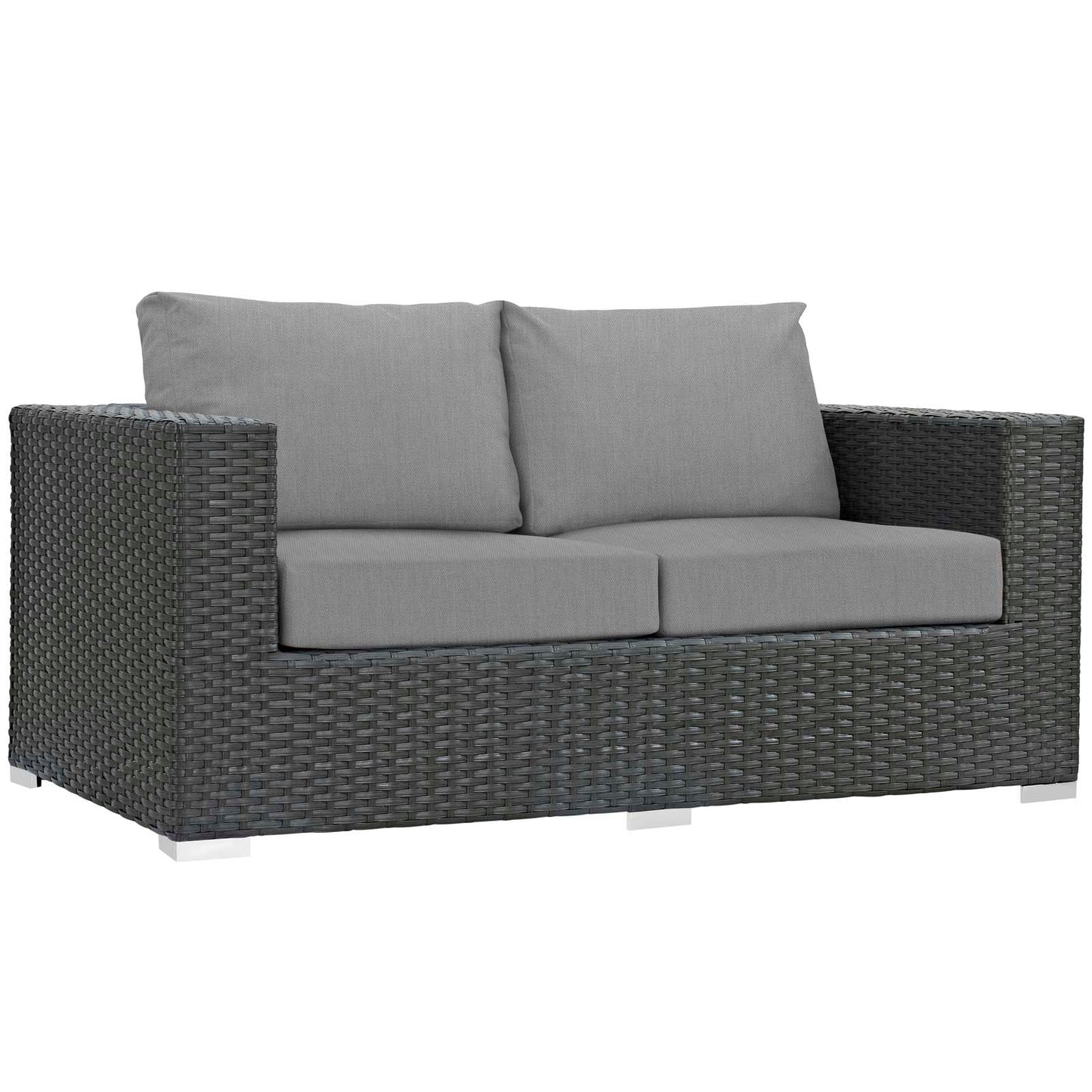 Modway Sojourn 8 Piece Outdoor Patio Sectional Set | Outdoor Sofas, Loveseats & Sectionals | Modishstore-26