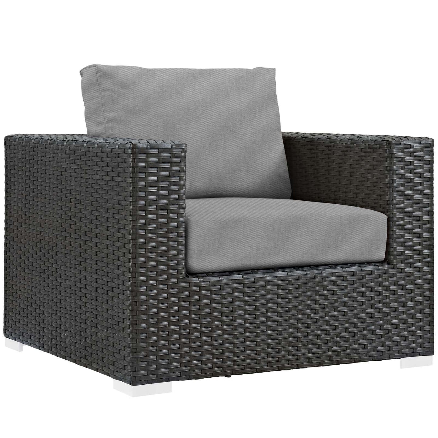 Modway Sojourn 8 Piece Outdoor Patio Sunbrella® Sectional Set