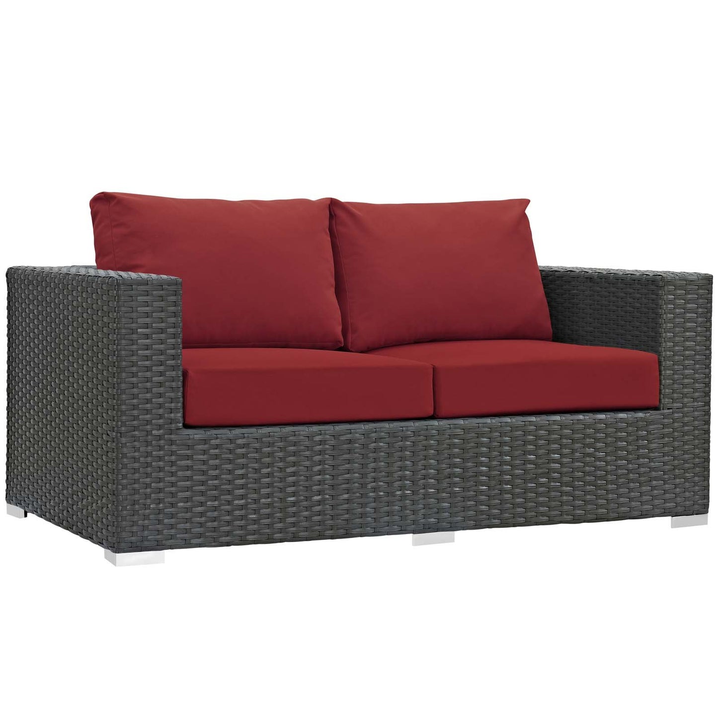 Modway Sojourn 8 Piece Outdoor Patio Sunbrella® Sectional Set