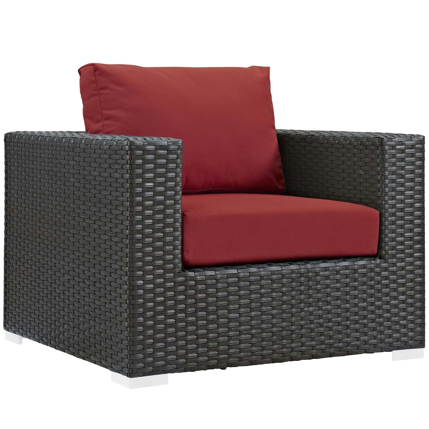 Modway Sojourn 11 Piece Outdoor Patio Sunbrella® Sectional Set