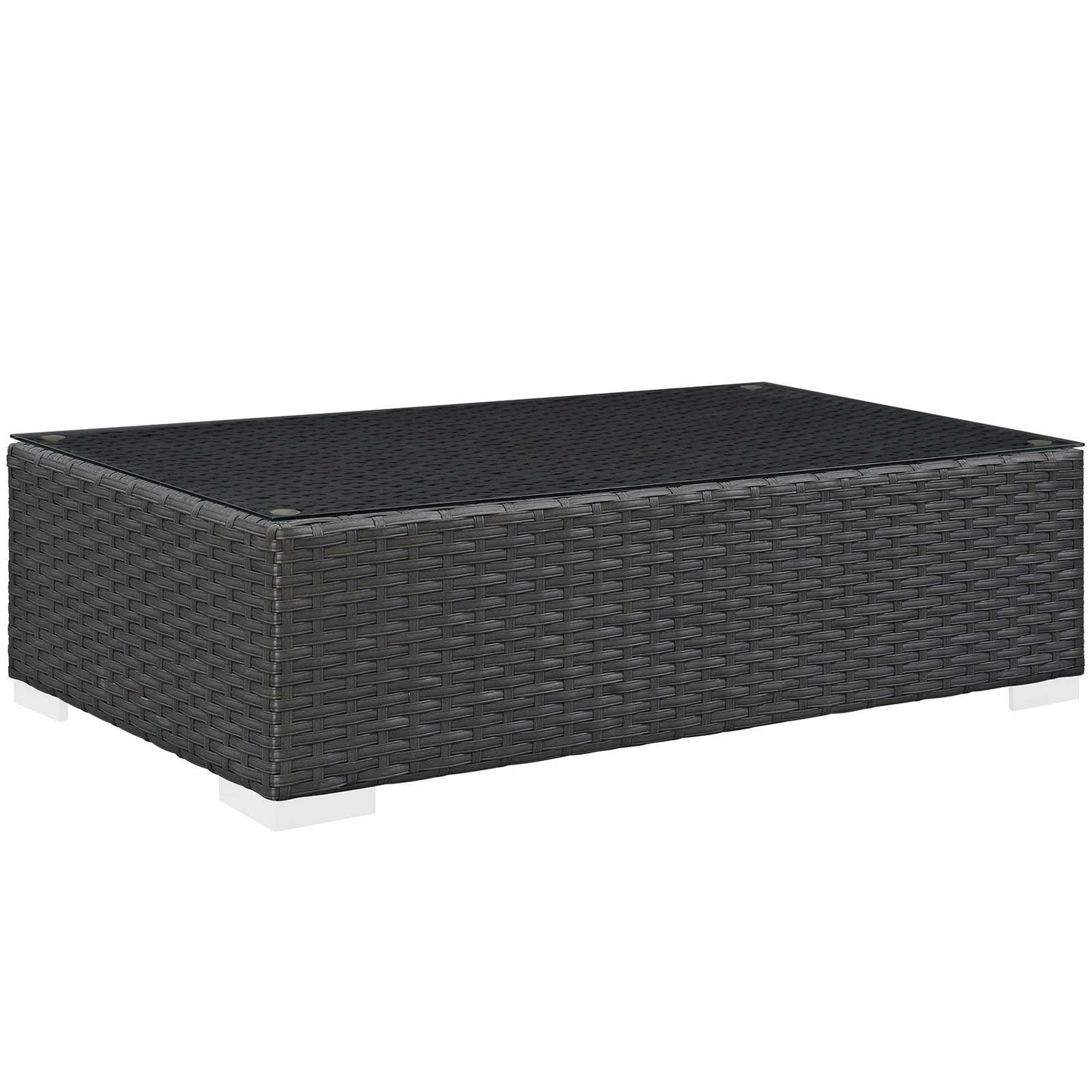 Modway Sojourn 3 Piece Outdoor Patio Sunbrella® Sectional Set