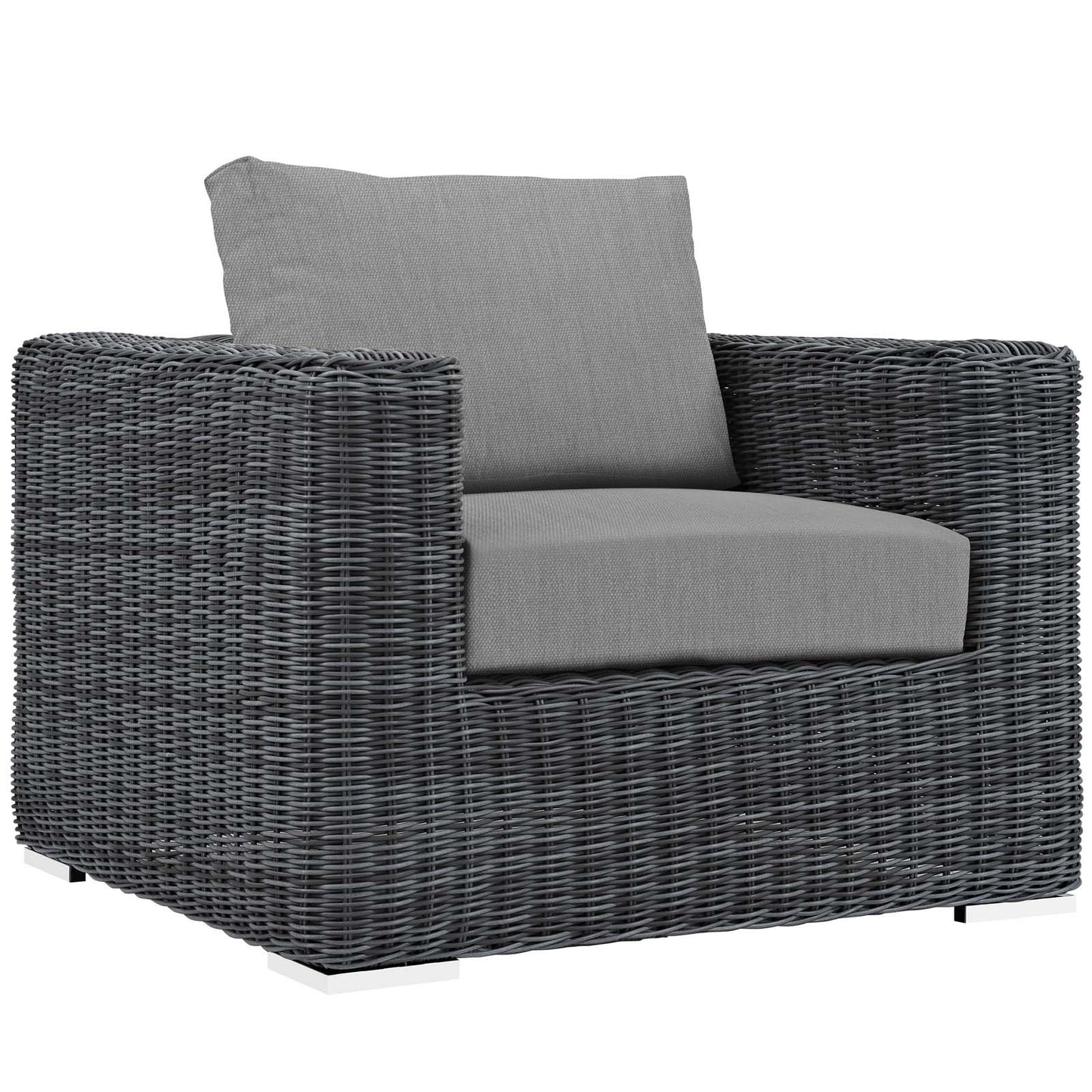 Modway Summon 11 Piece Outdoor Patio Sunbrella® Sectional Set