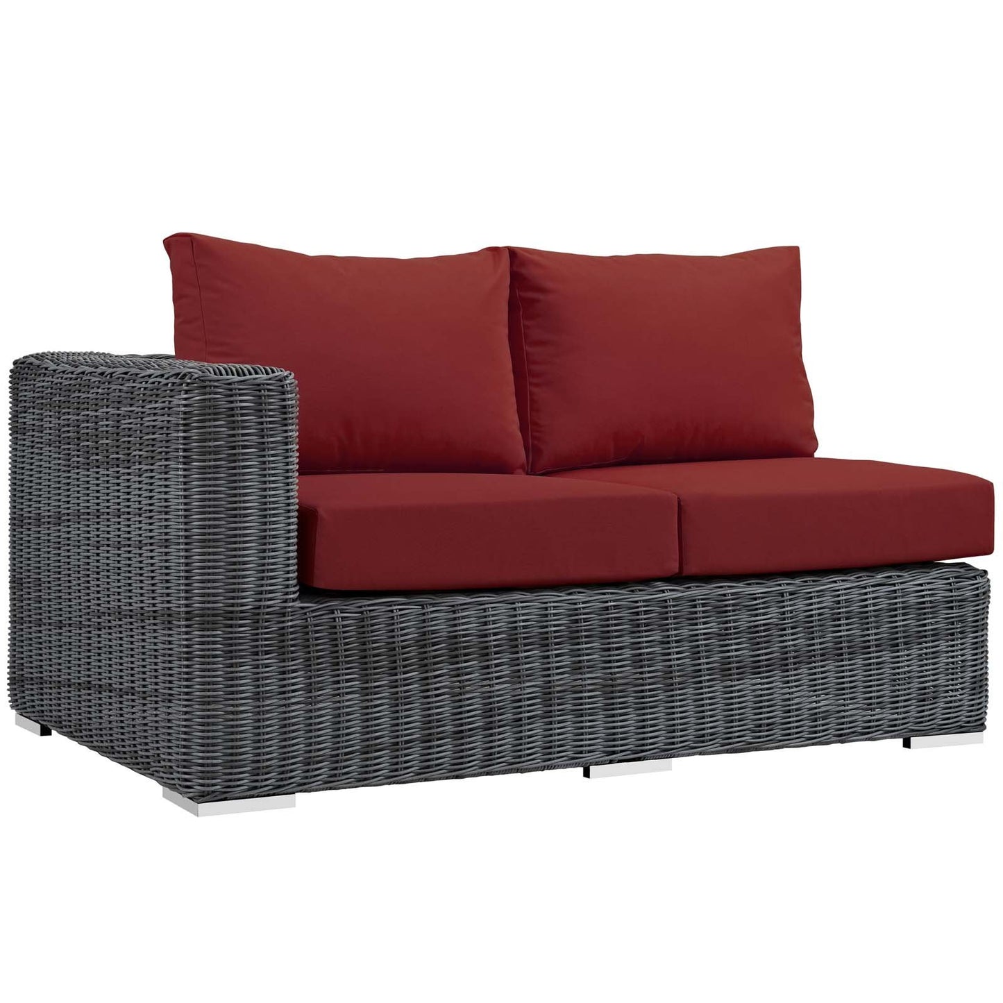 Modway Summon 11 Piece Outdoor Patio Sunbrella® Sectional Set