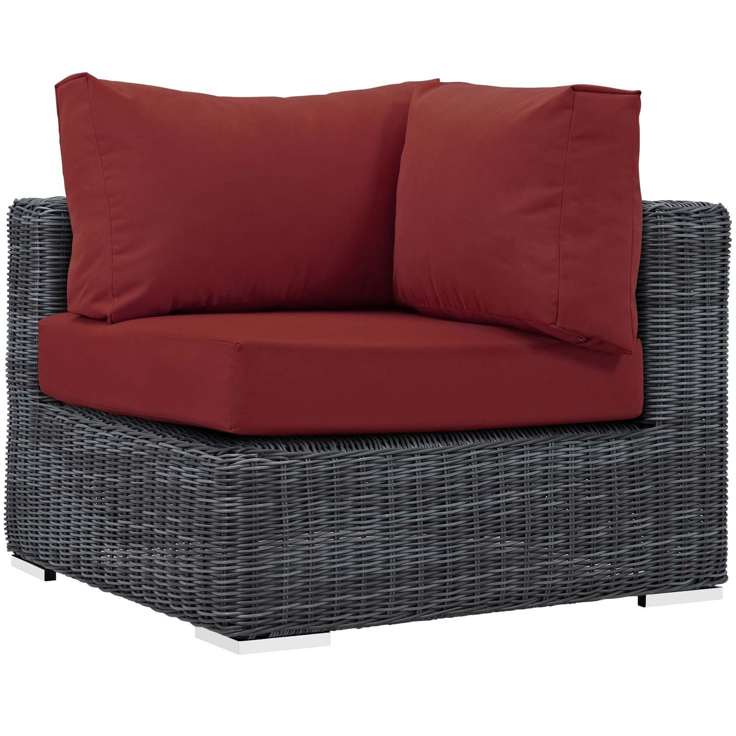 Modway Summon 11 Piece Outdoor Patio Sunbrella® Sectional Set