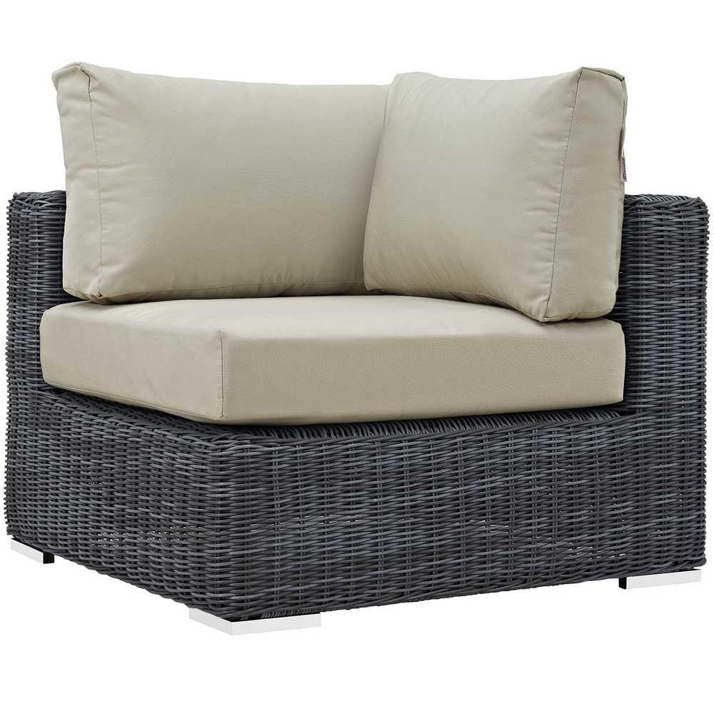 Modway Summon 10 Piece Outdoor Patio Sectional Set | Outdoor Sofas, Loveseats & Sectionals | Modishstore-9