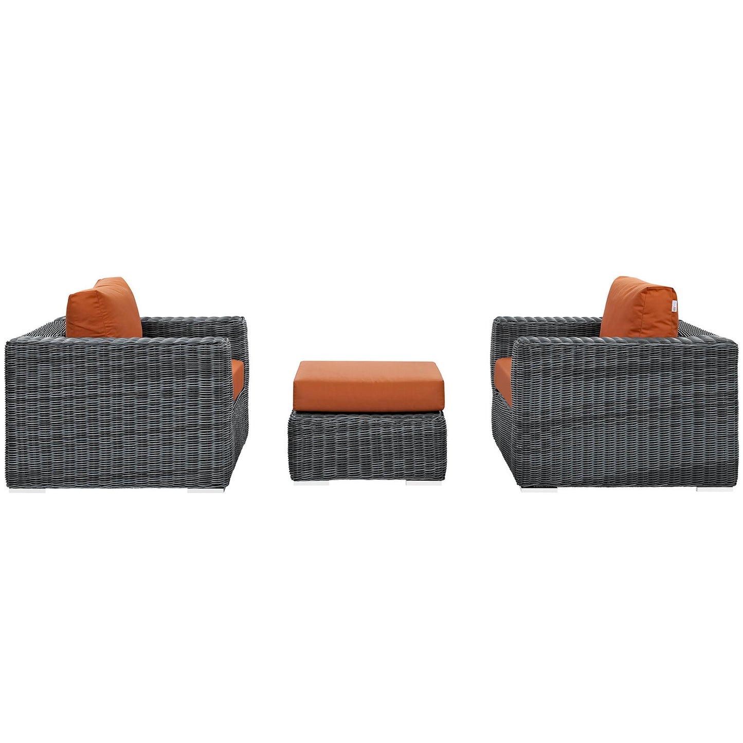 Modway Summon 3 Piece Outdoor Patio Sunbrella Sectional Set - EEI-1905 - EEI-1905