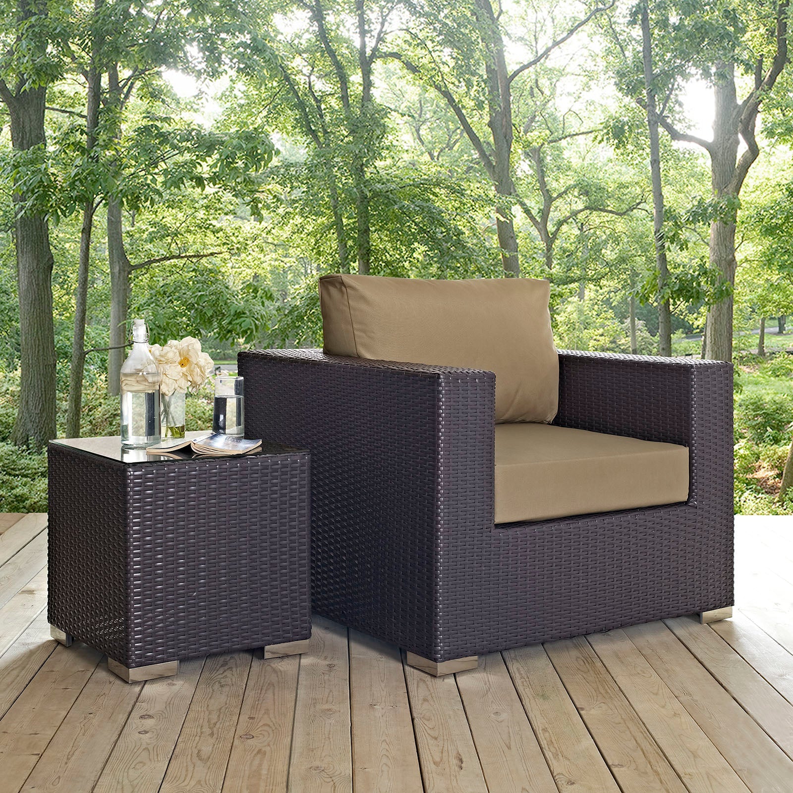 Modway Convene Outdoor Patio Armchair | Outdoor Chairs | 