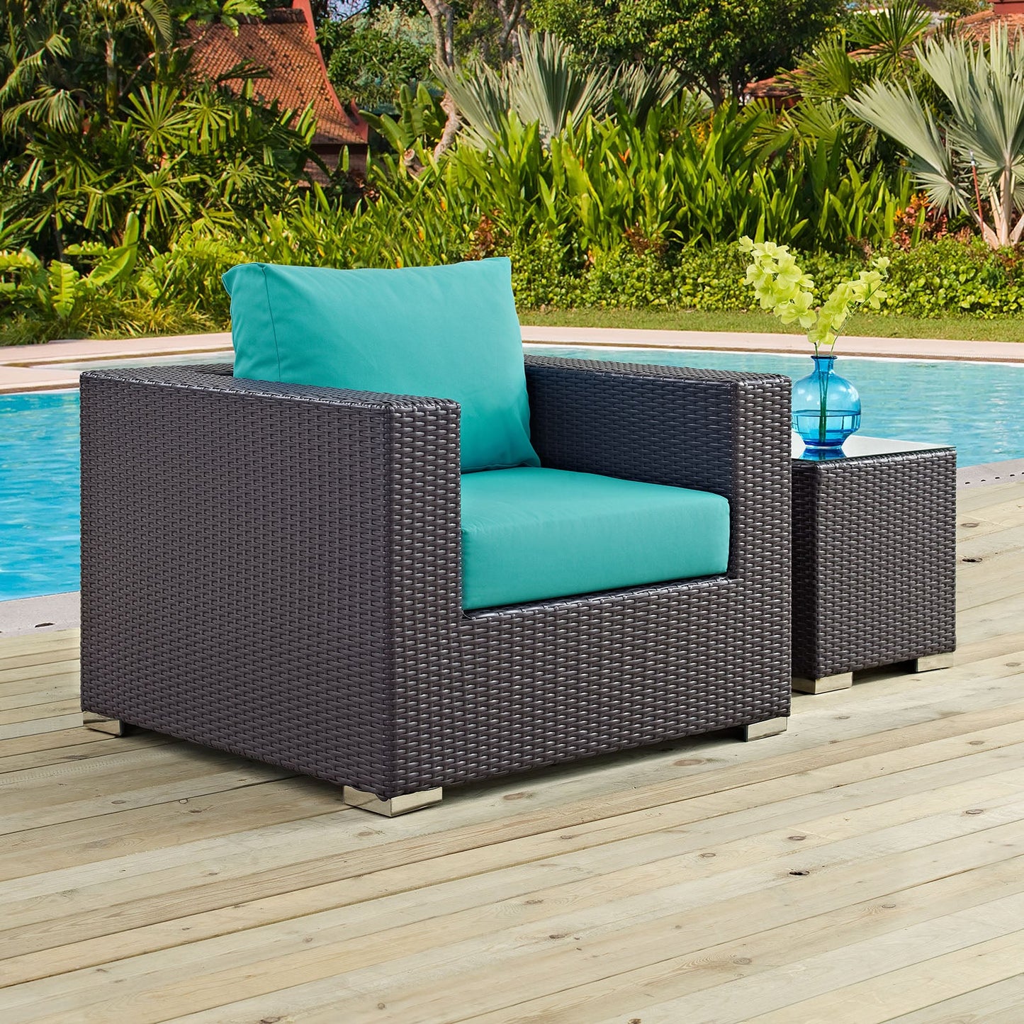 Modway Convene Outdoor Patio Armchair | Outdoor Chairs | 