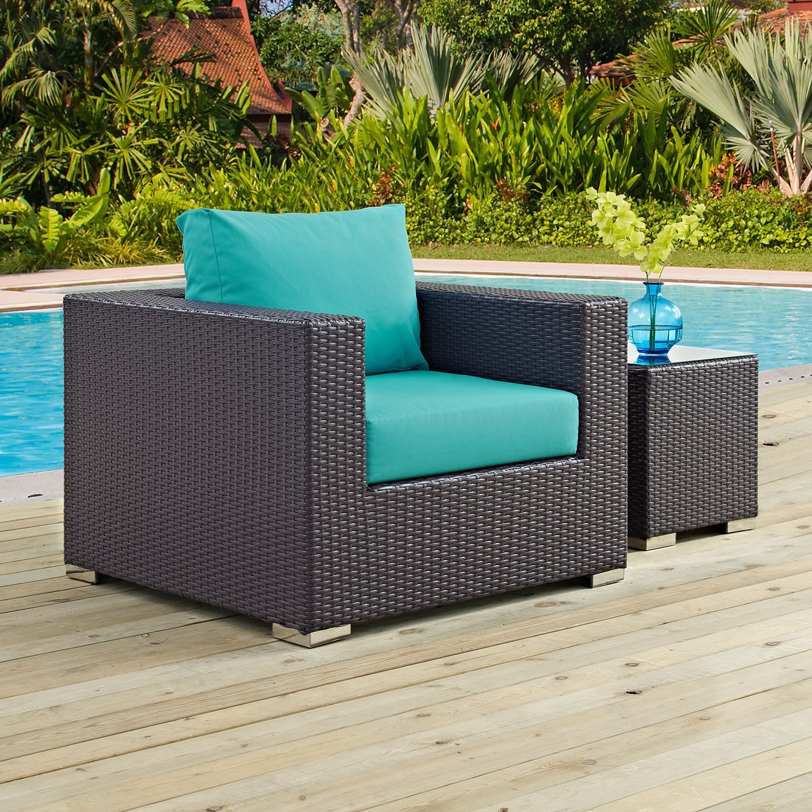 Modway Convene Outdoor Patio Armchair | Outdoor Chairs | 