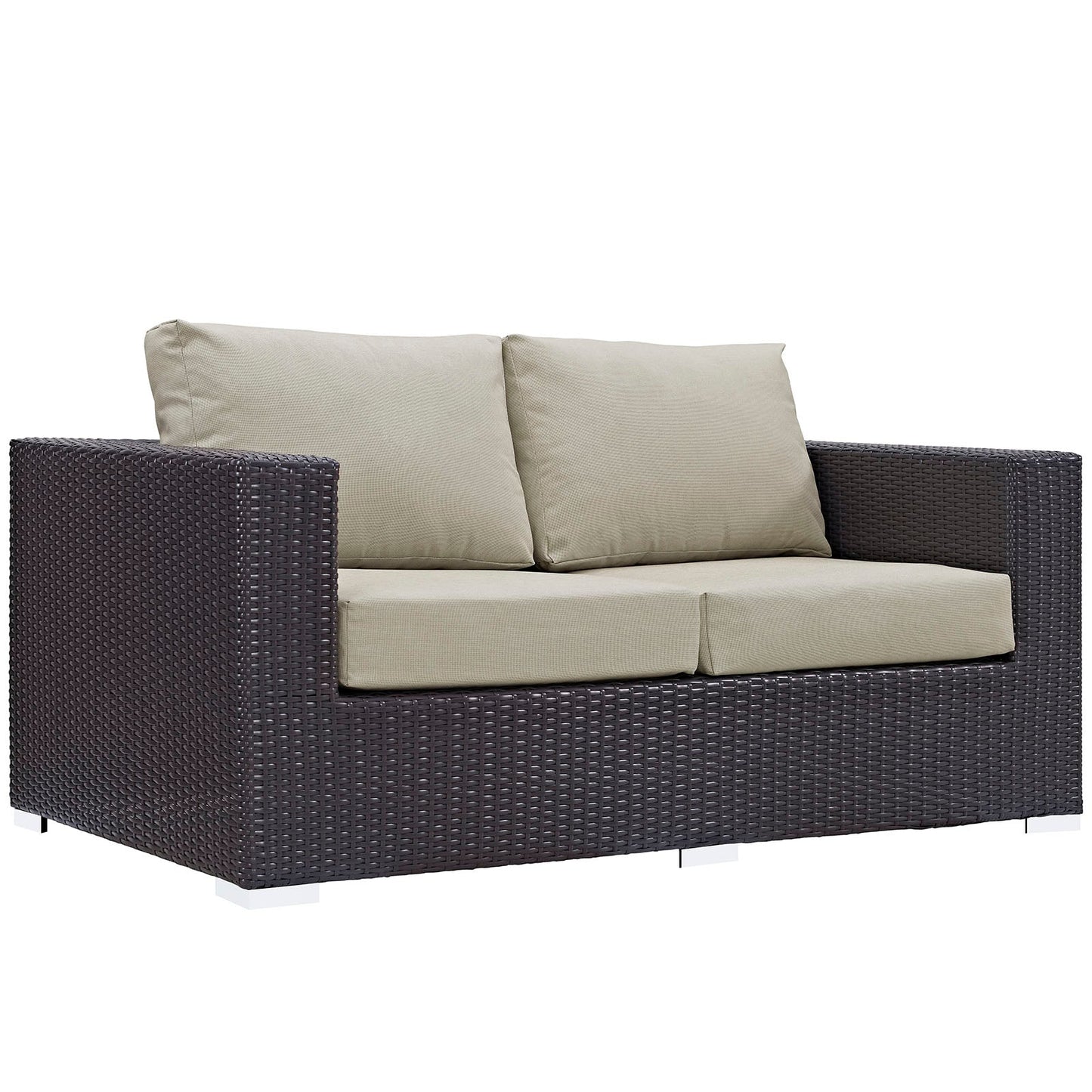Modway Convene Outdoor Patio Loveseat | Outdoor Sofas, Loveseats & Sectionals | 