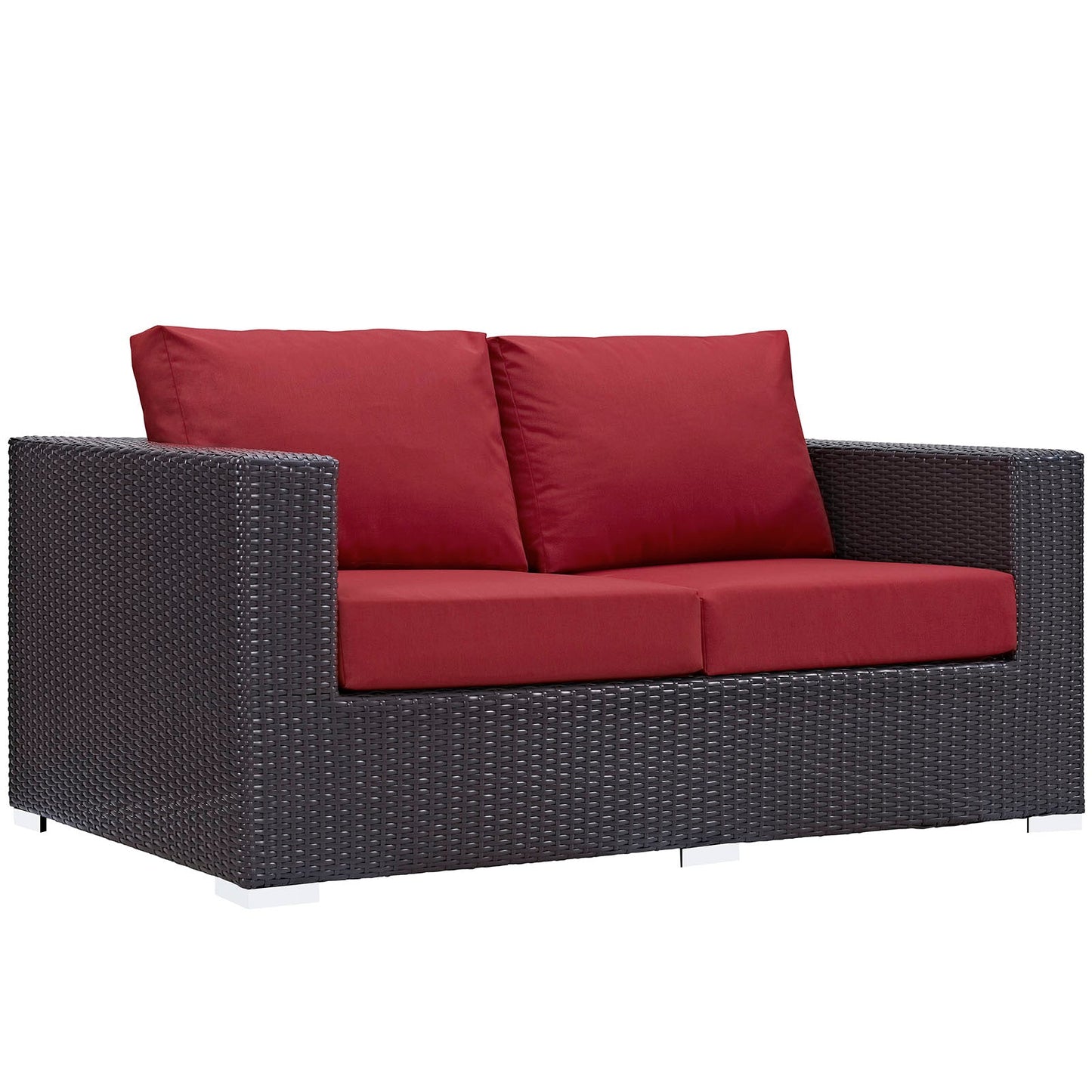Modway Convene Outdoor Patio Loveseat | Outdoor Sofas, Loveseats & Sectionals | 