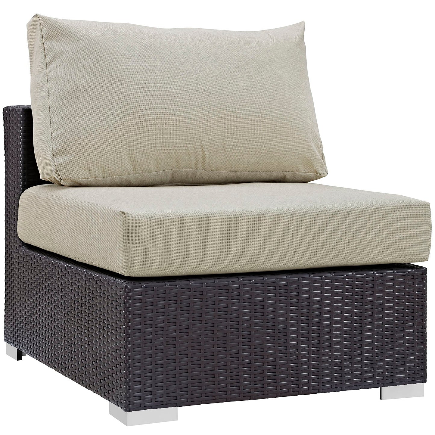 Modway Convene Outdoor Patio Armless | Outdoor Chairs | 