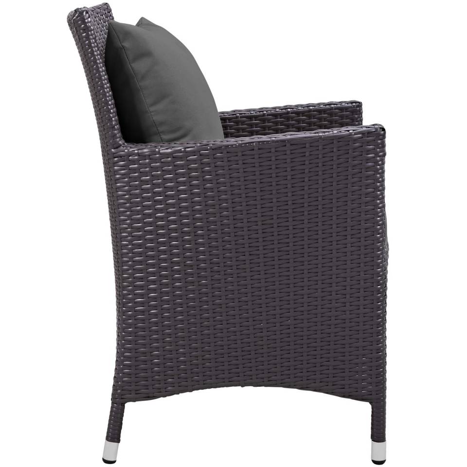 Modway Convene Dining Outdoor Patio Armchair | Outdoor Chairs | 