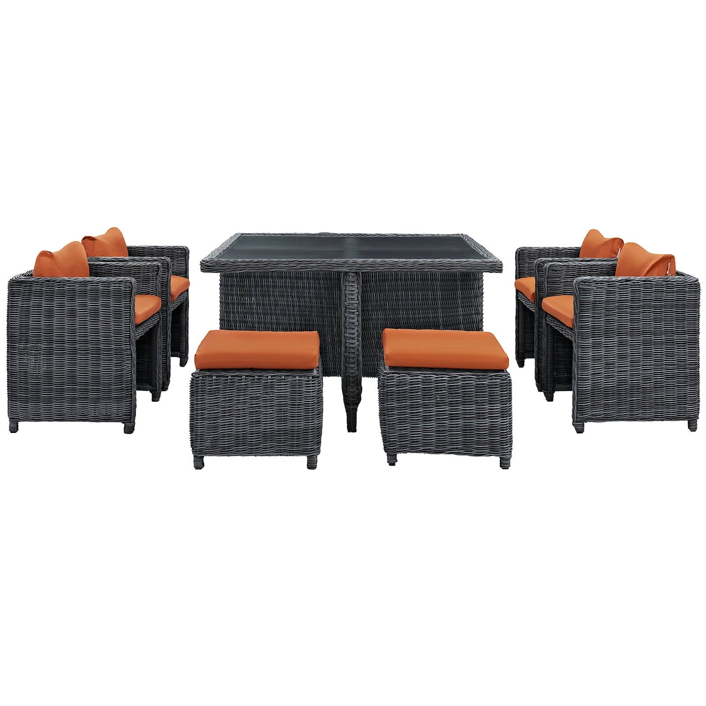 Modway Summon 9 Piece Outdoor Patio Dining Set - EEI-1947
