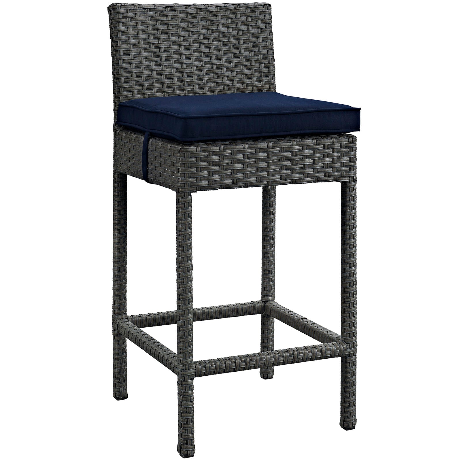 Sojourn Outdoor Patio Sunbrella® Bar Stool By Modway - EEI-1957 | Bar Stools | Modishstore - 3