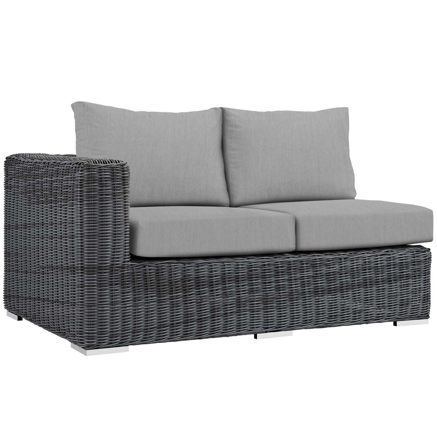 Modway Summon 7 Piece Outdoor Patio Sunbrella® Sectional Set