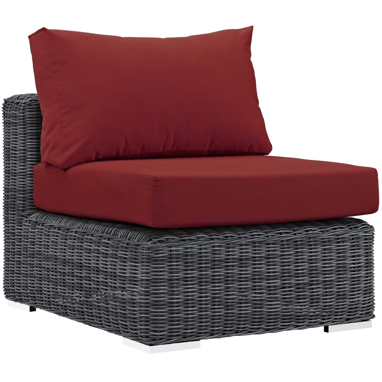 Modway Summon 7 Piece Outdoor Patio Sunbrella® Sectional Set