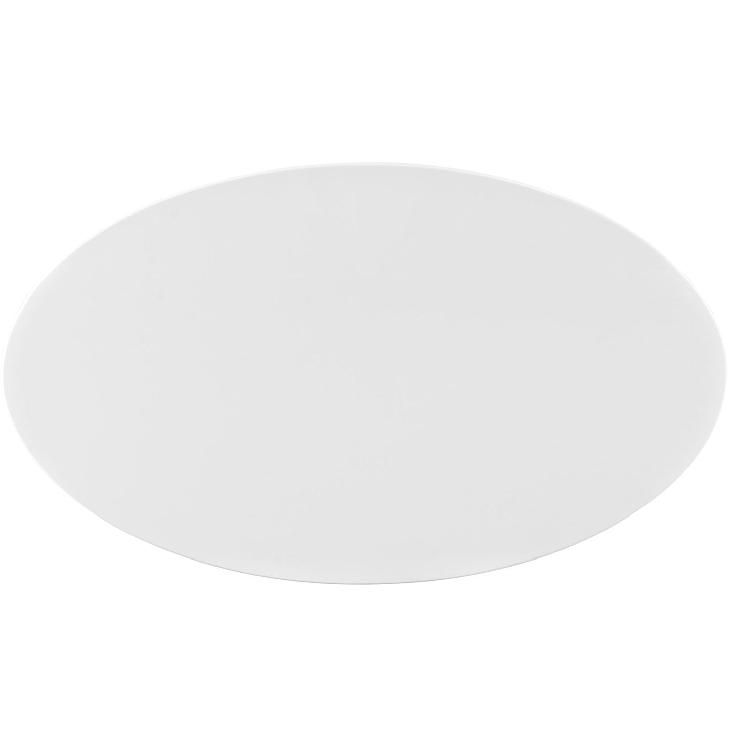 Modway Lippa 48" Oval-Shaped Wood Top Coffee Table in White | Coffee Tables | Modishstore-5