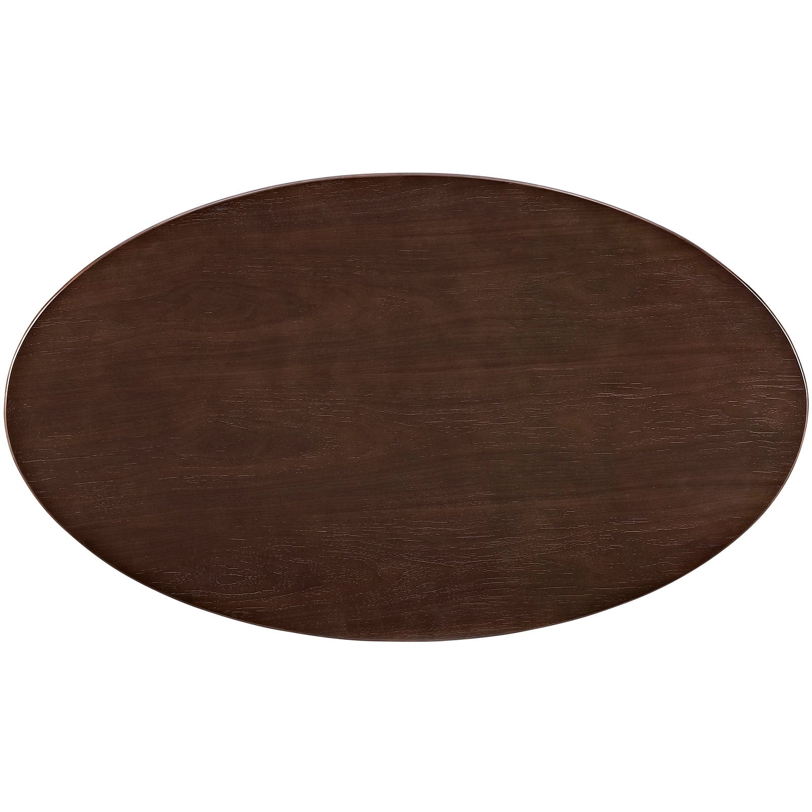 Modway Lippa 48" Oval Walnut Top Dining Table in Walnut | Dining Tables | Modishstore-5