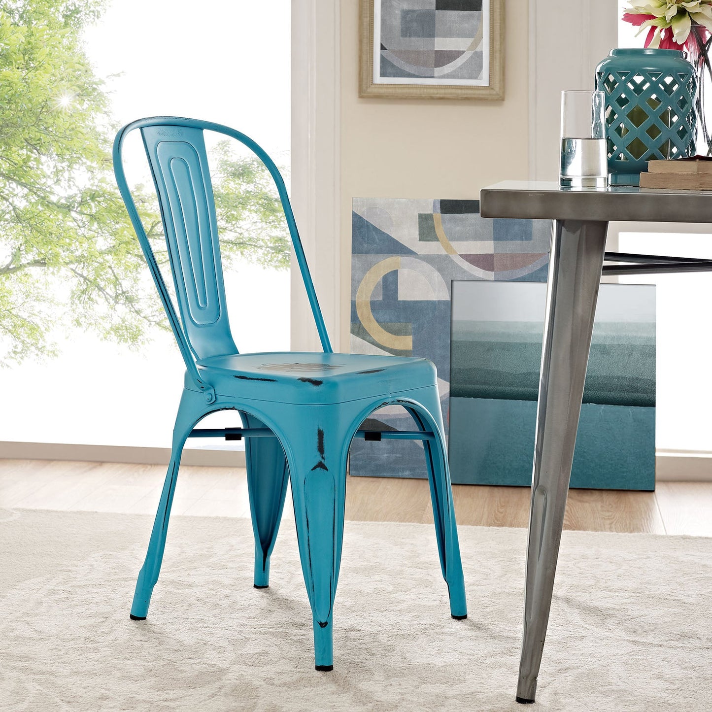 Modway Promenade Side Chair - Gunmetal - EEI-2027