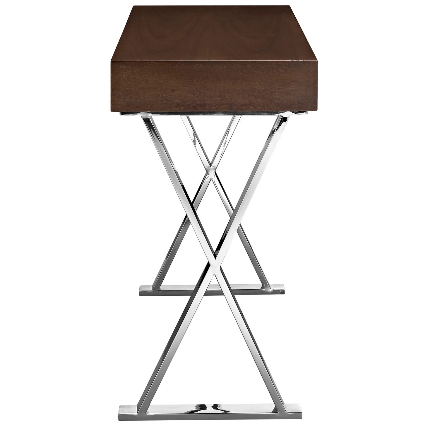 Modway's Sector Console Table White With Non-Marking Foot Pads - EEI-2048