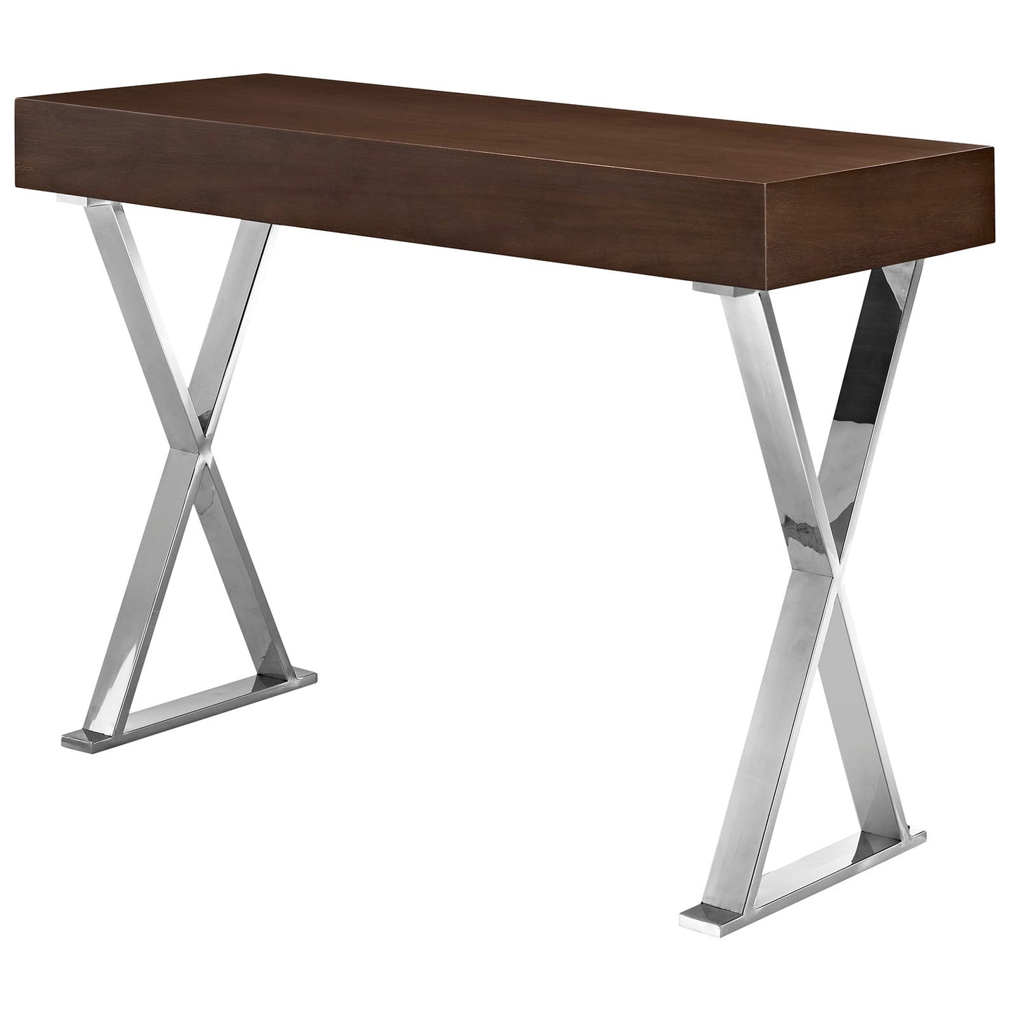 Modway's Sector Console Table White With Non-Marking Foot Pads - EEI-2048