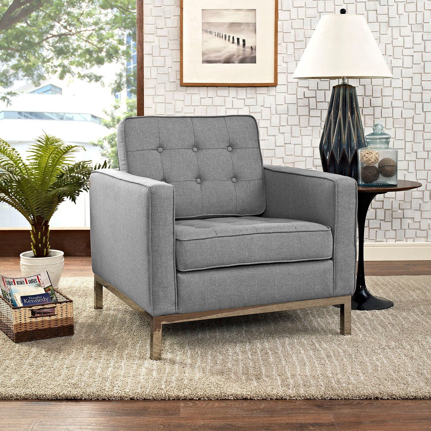 Modway Loft Fabric Armchair - EEI-2050