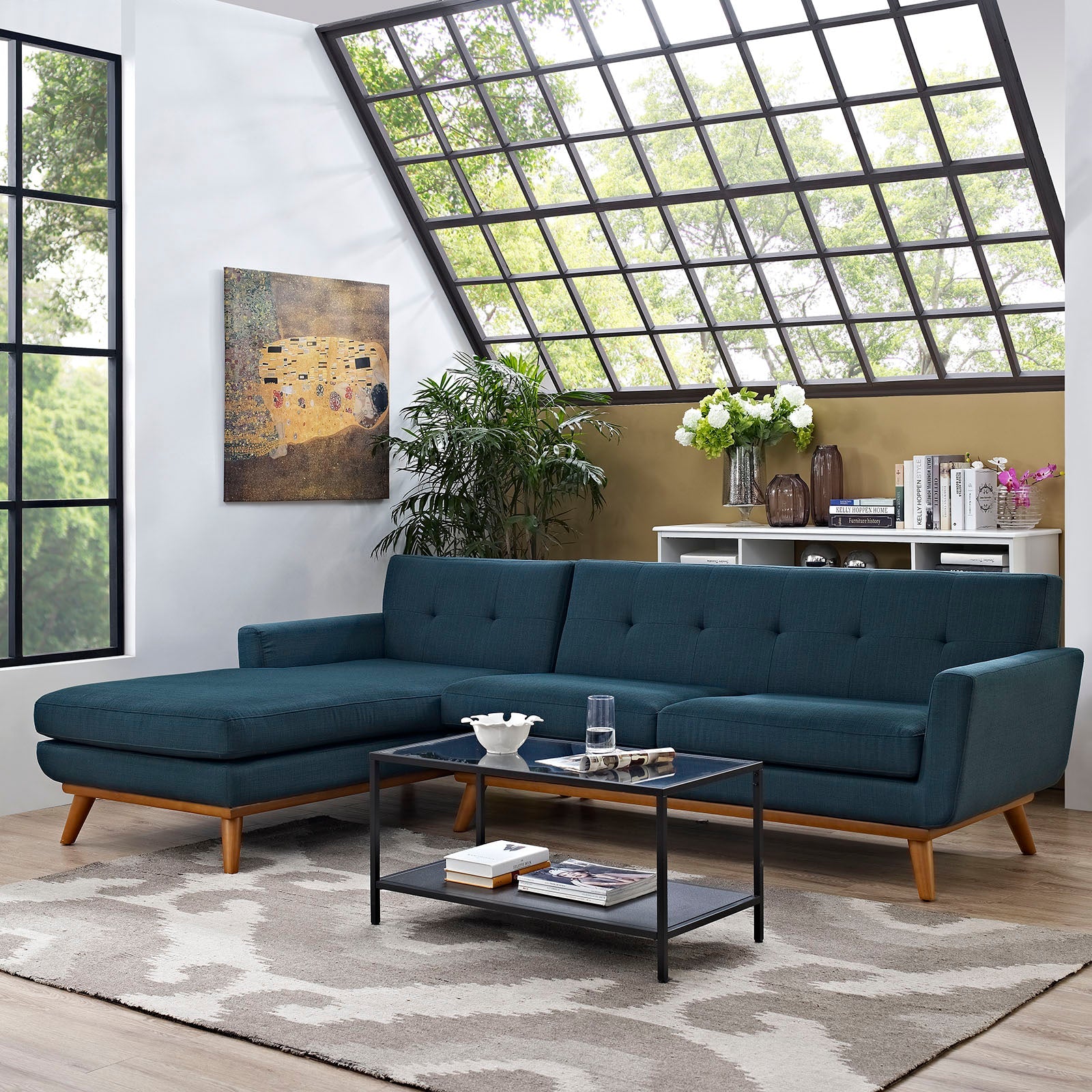 Modway Engage Left-Facing Sectional Sofa | Sofas | 