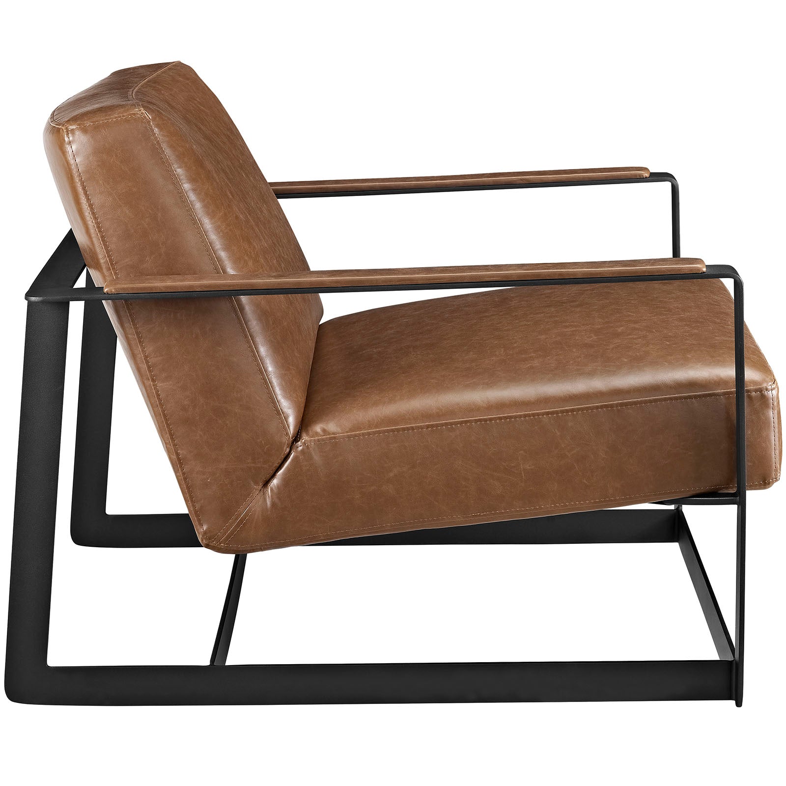 Modway Seg Vegan Leather Upholstered Vinyl Accent Chair | Accent Chairs | Modishstore-9