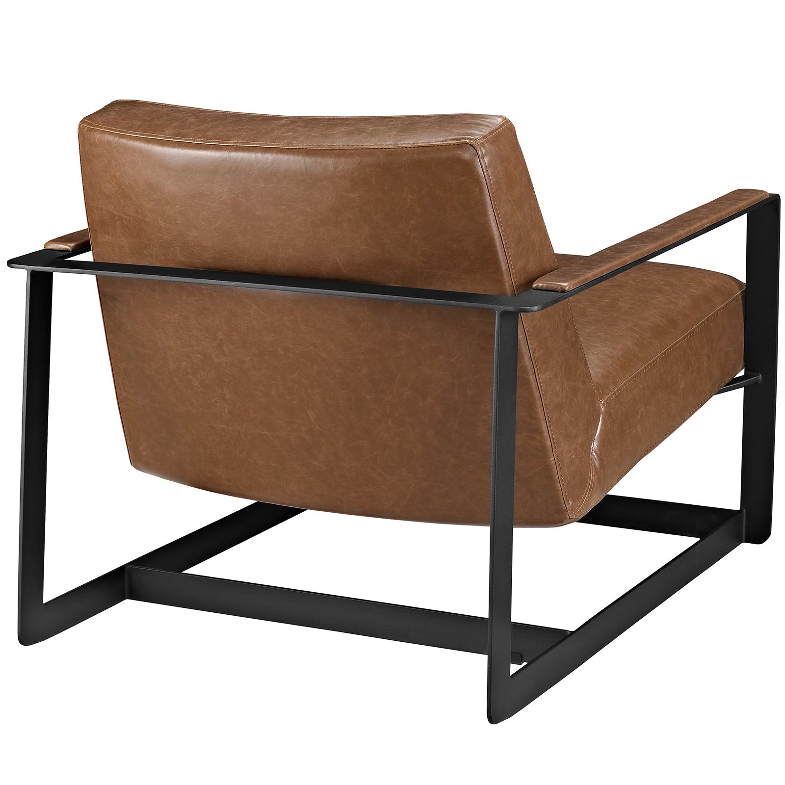 Modway Seg Vegan Leather Upholstered Vinyl Accent Chair | Accent Chairs | Modishstore-10