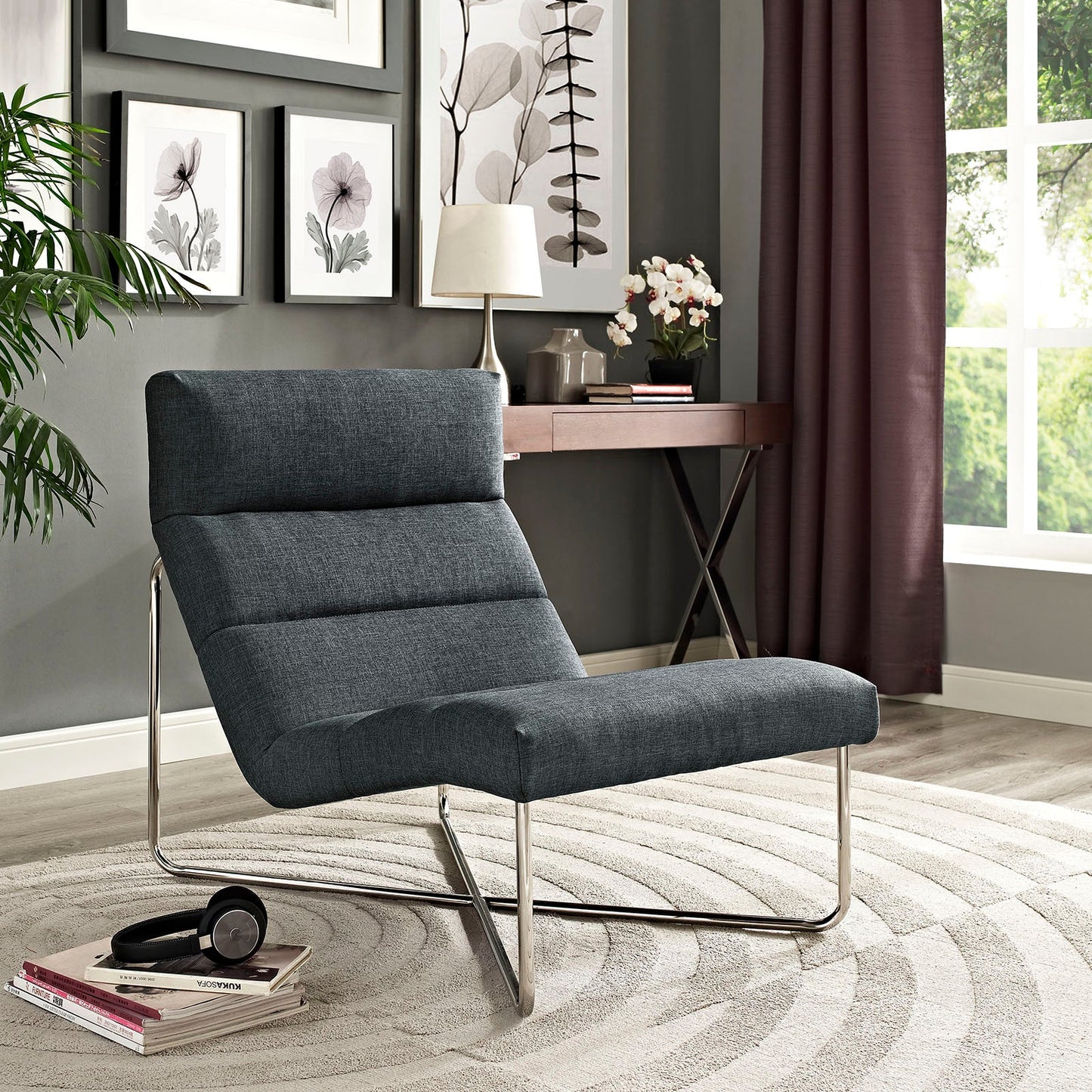 Reach Upholstered Fabric Lounge Chair By Modway - EEI-2081 | Lounge Chairs | Modishstore