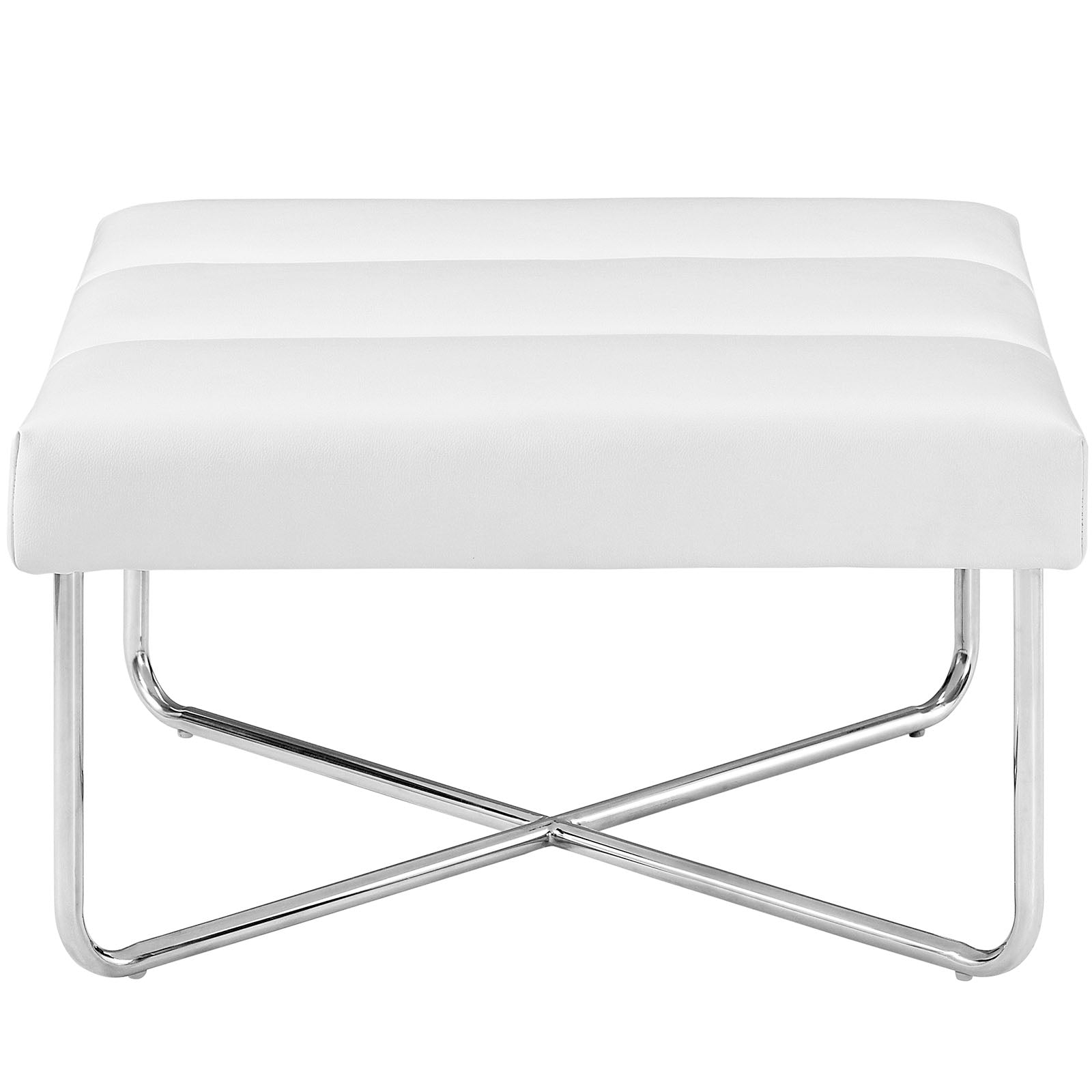 Modway Reach Upholstered Vinyl Ottoman | Ottomans | Modishstore-4