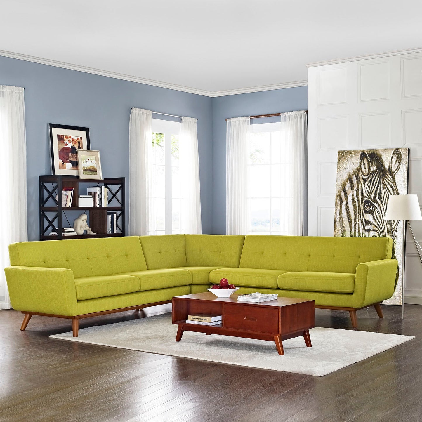Modway Engage L-Shaped Sectional Sofa - EEI-2108