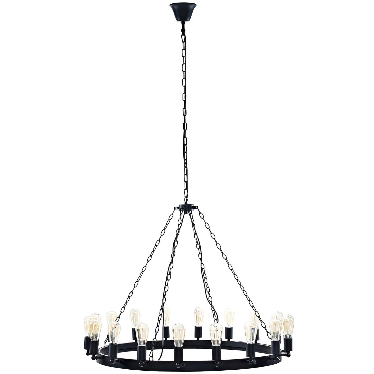 Modway Teleport 43" Chandelier - Brown | Chandeliers | Modishstore-2