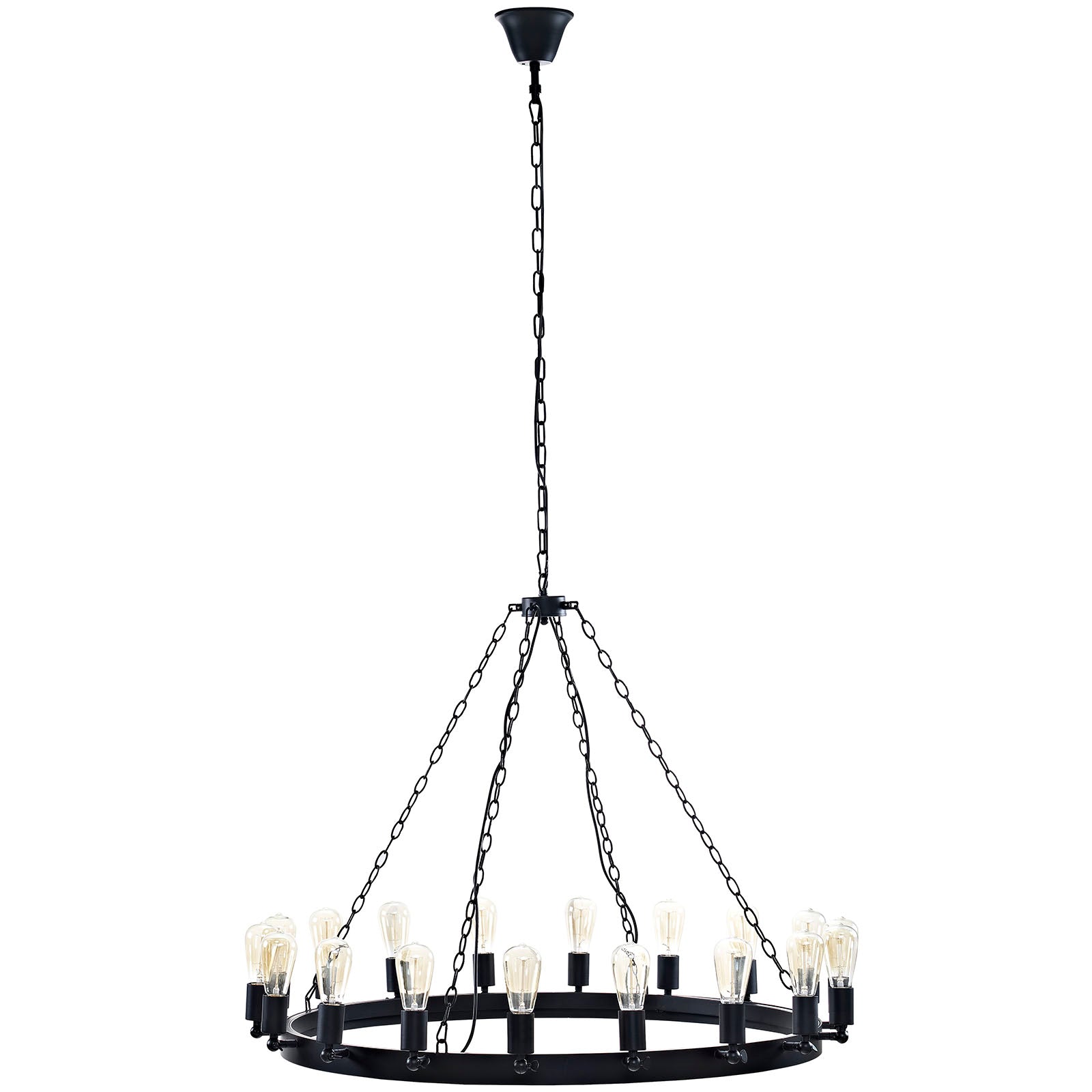 Modway Teleport 43" Chandelier - Brown | Chandeliers | Modishstore-2