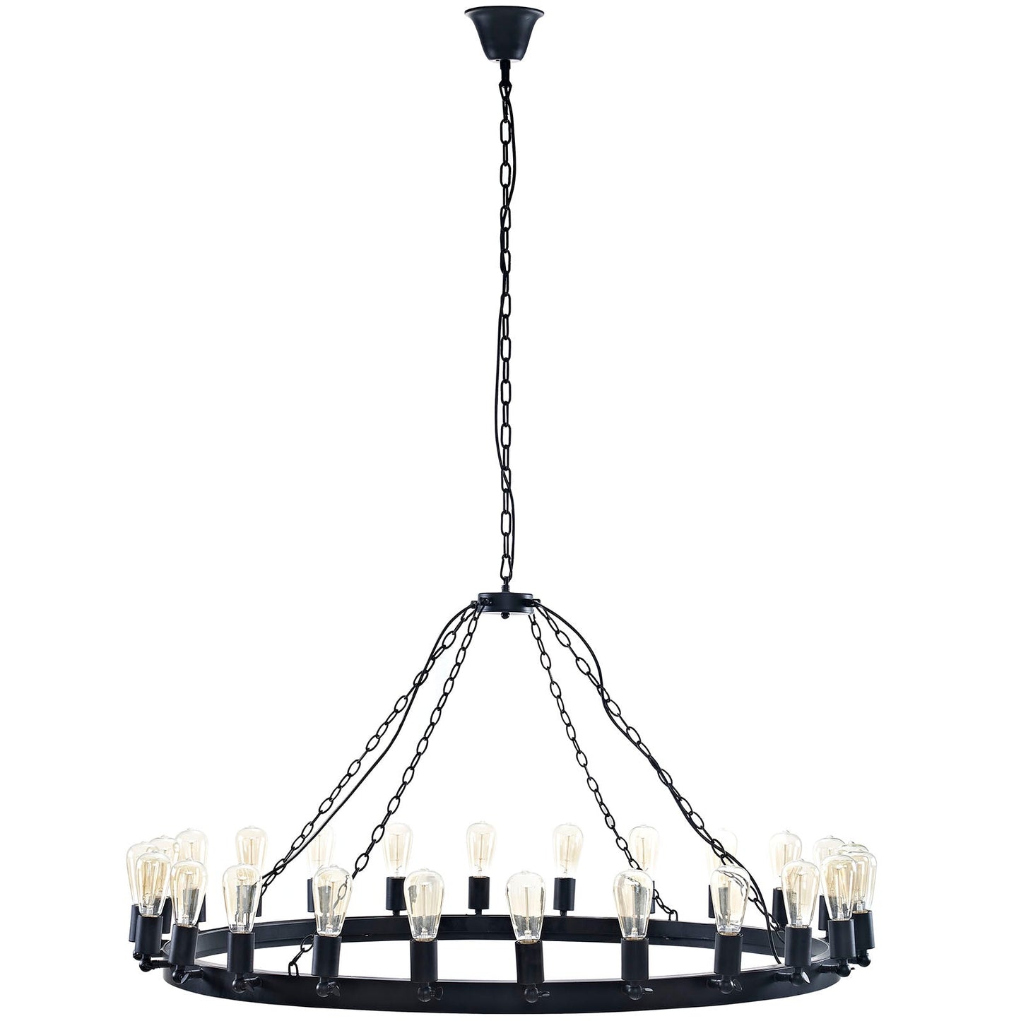 Modway Teleport 52" Chandelier - Brown | Chandeliers | Modishstore-3