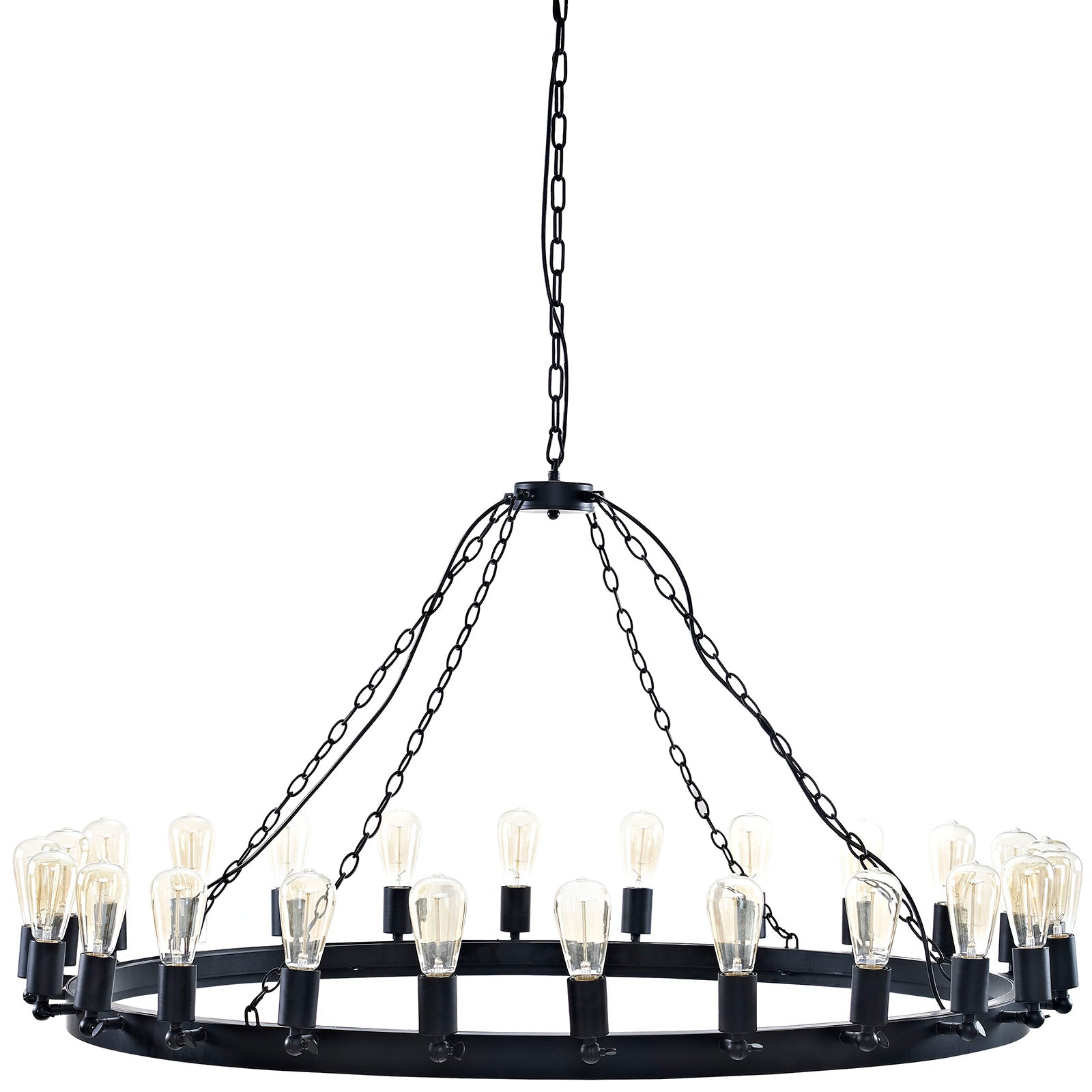 Modway Teleport 52" Chandelier - Brown | Chandeliers | Modishstore-2