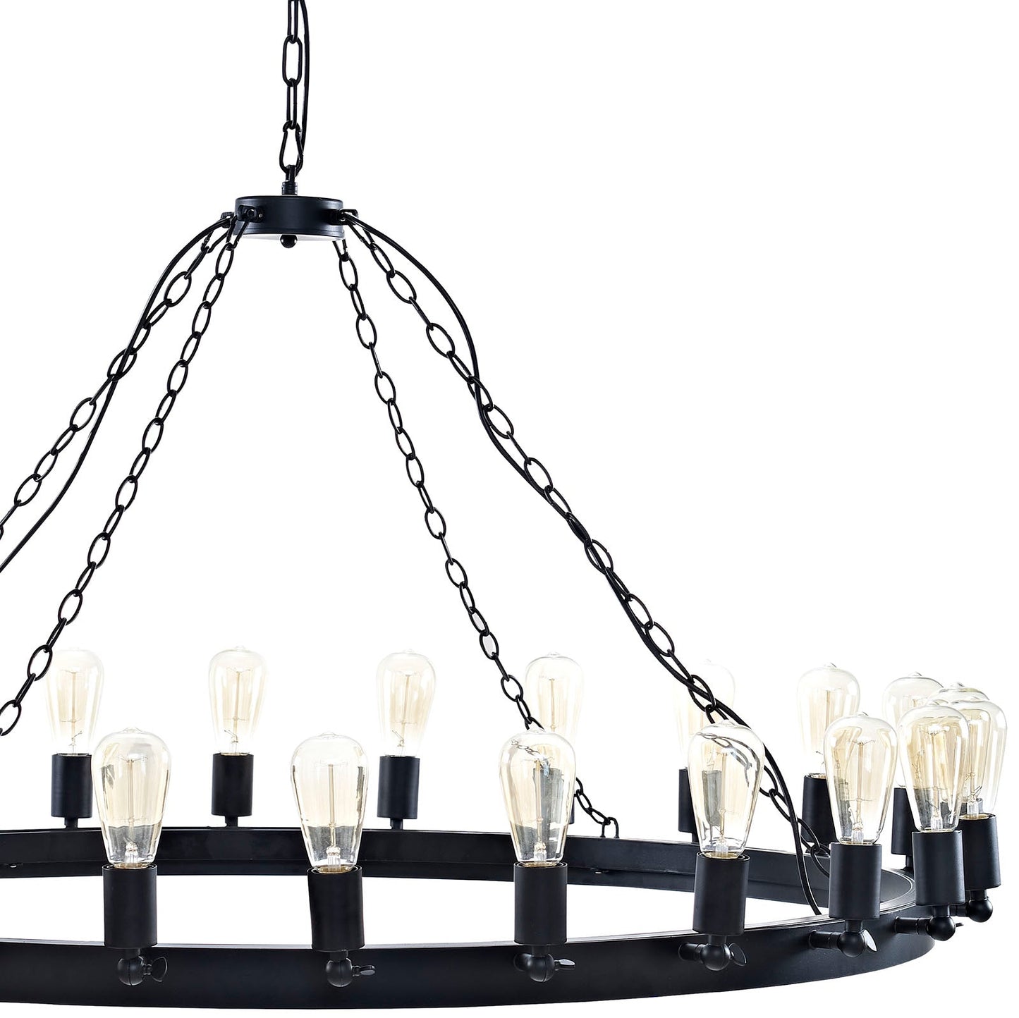 Modway Teleport 52" Chandelier - Brown | Chandeliers | Modishstore-4