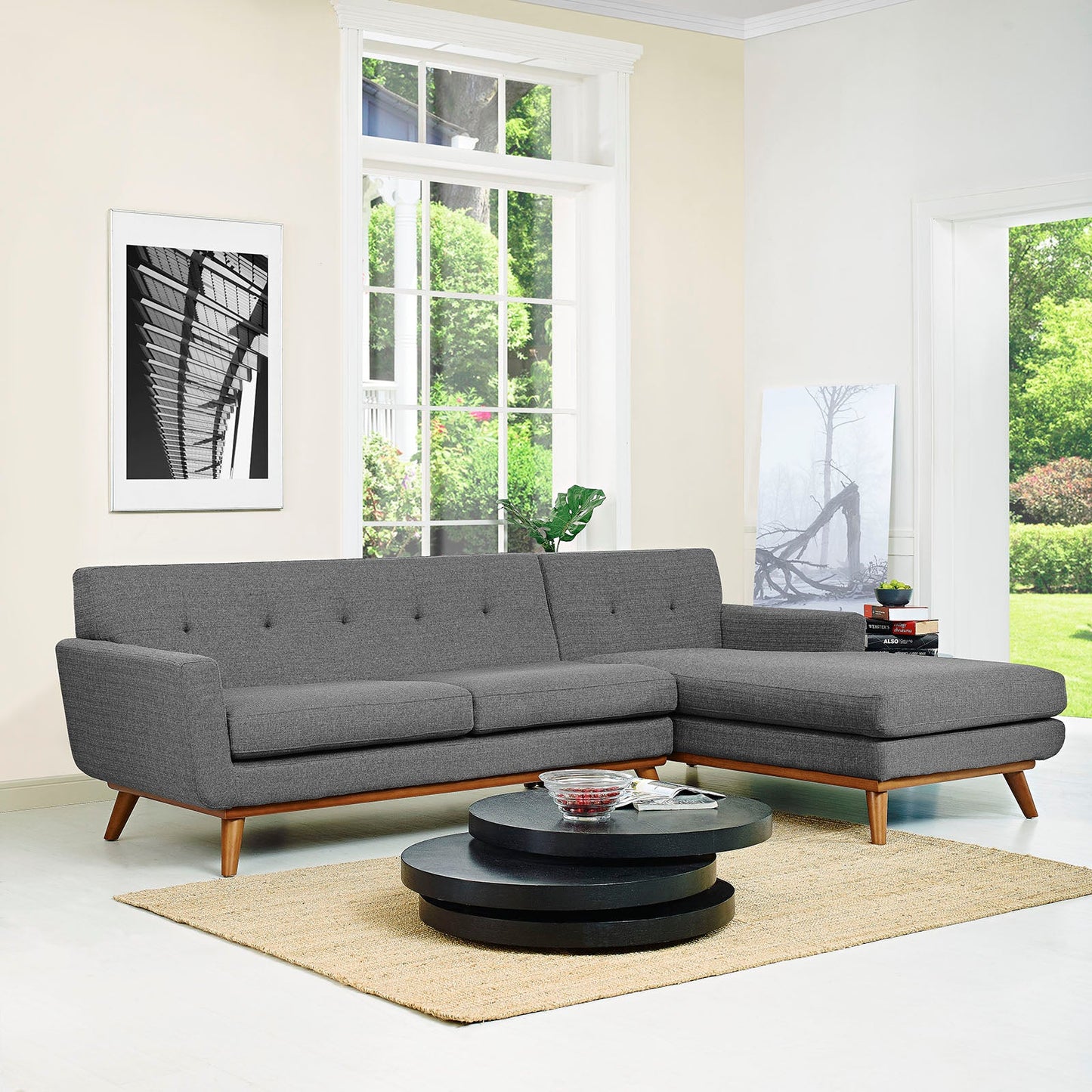 Modway Engage Right-Facing Sectional Sofa | Sofas | 