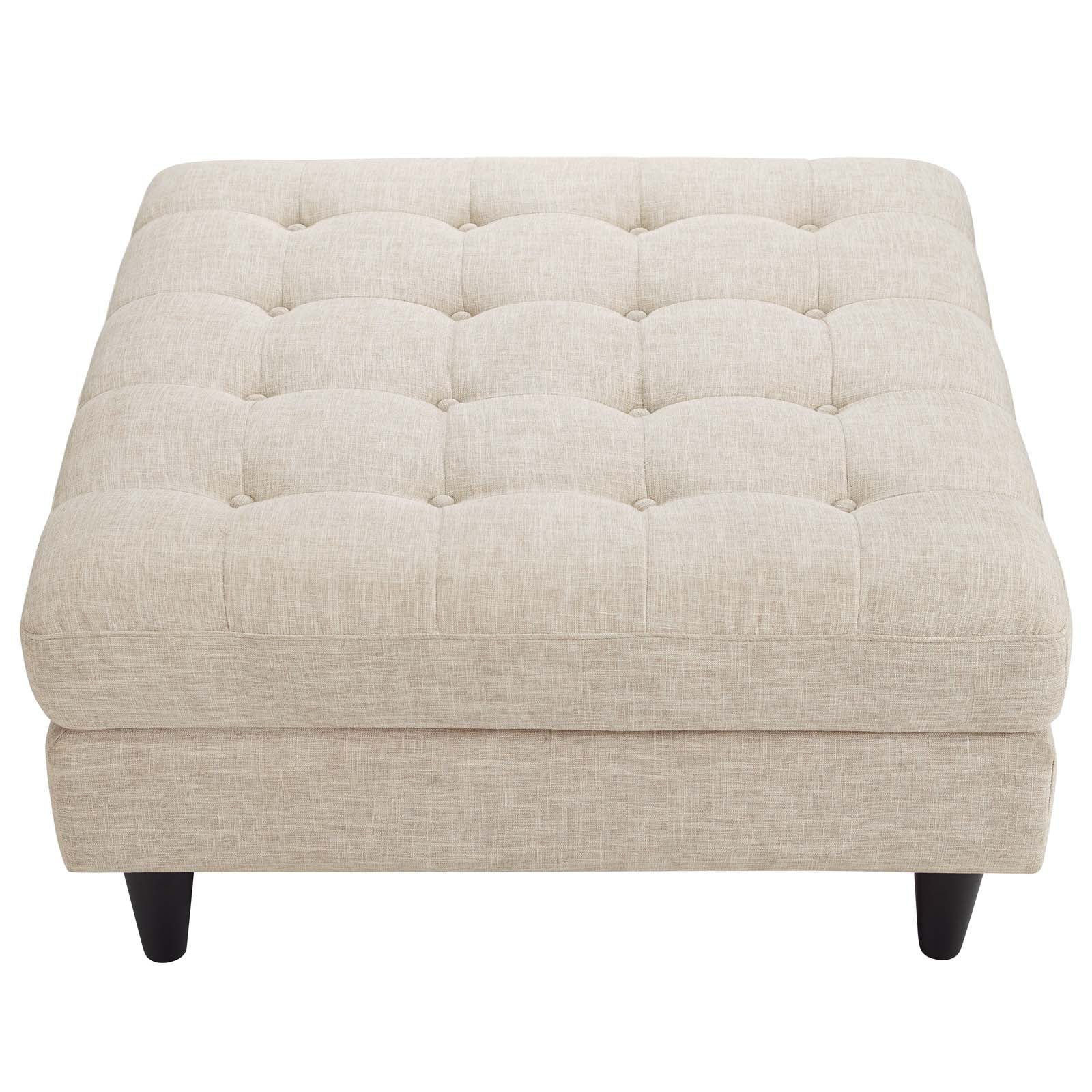 Modway Empress Upholstered Large Ottoman | Ottomans | 