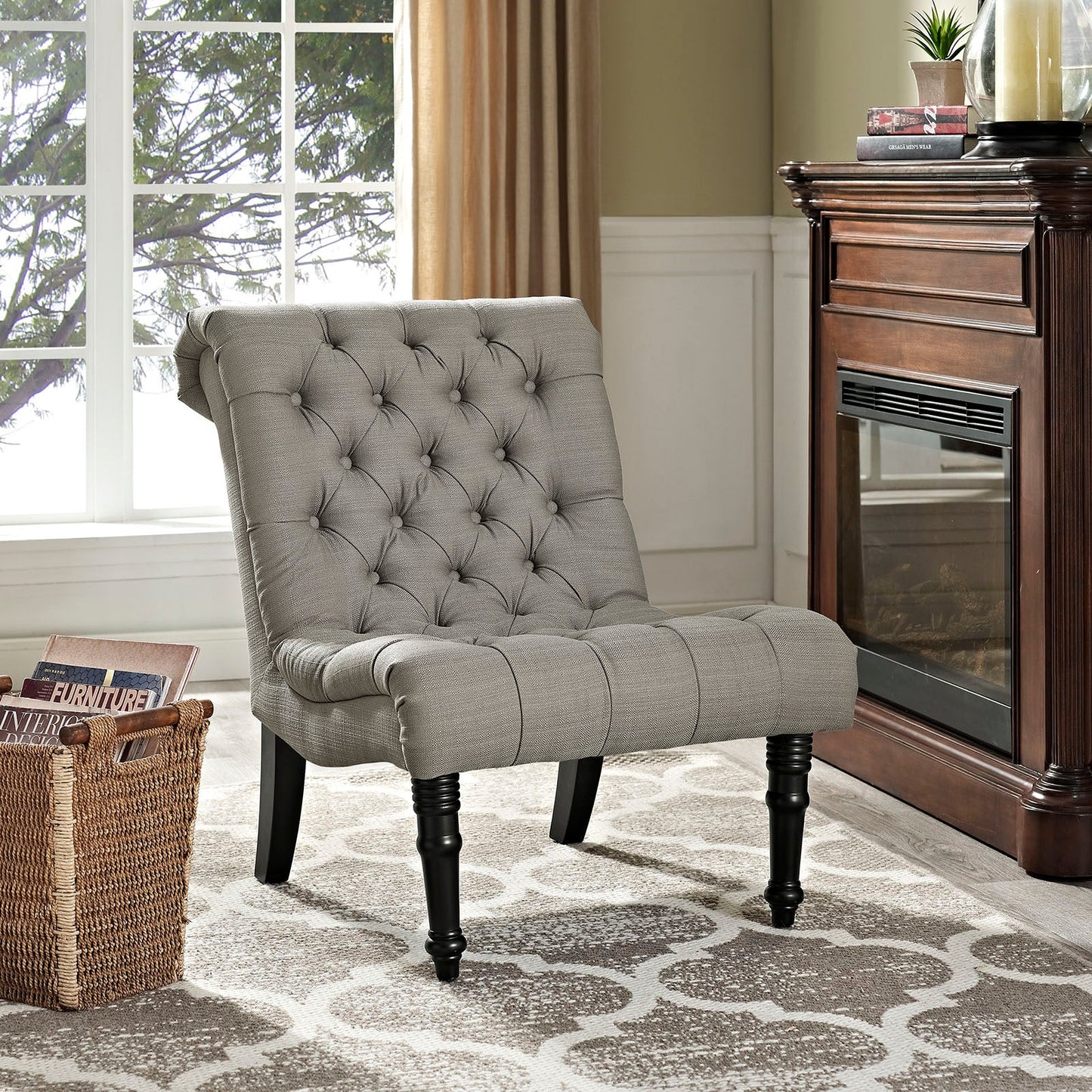 Navigate Upholstered Fabric Lounge Chair By Modway - EEI-2144 | Lounge Chairs | Modishstore