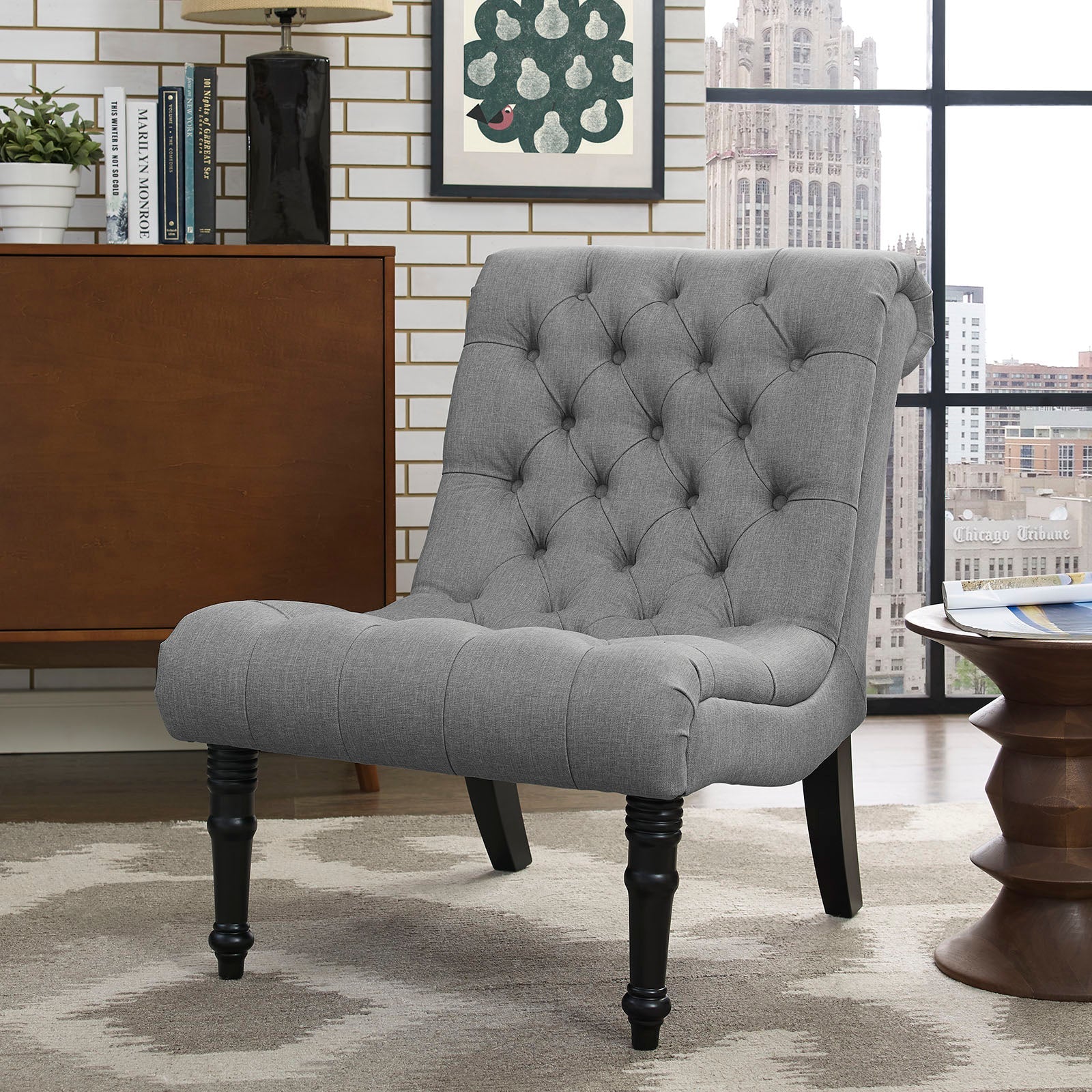 Navigate Upholstered Fabric Lounge Chair By Modway - EEI-2144 | Lounge Chairs | Modishstore - 5