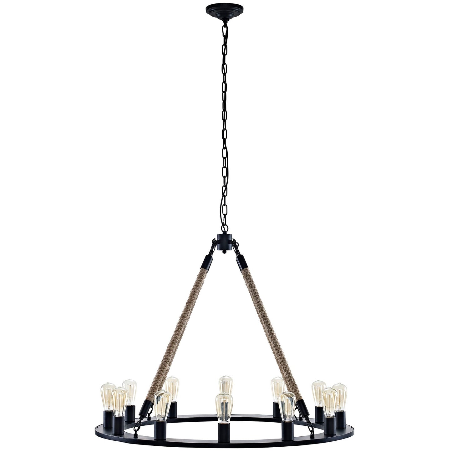 Modway Encircle Chandelier - Brown | Chandeliers | 