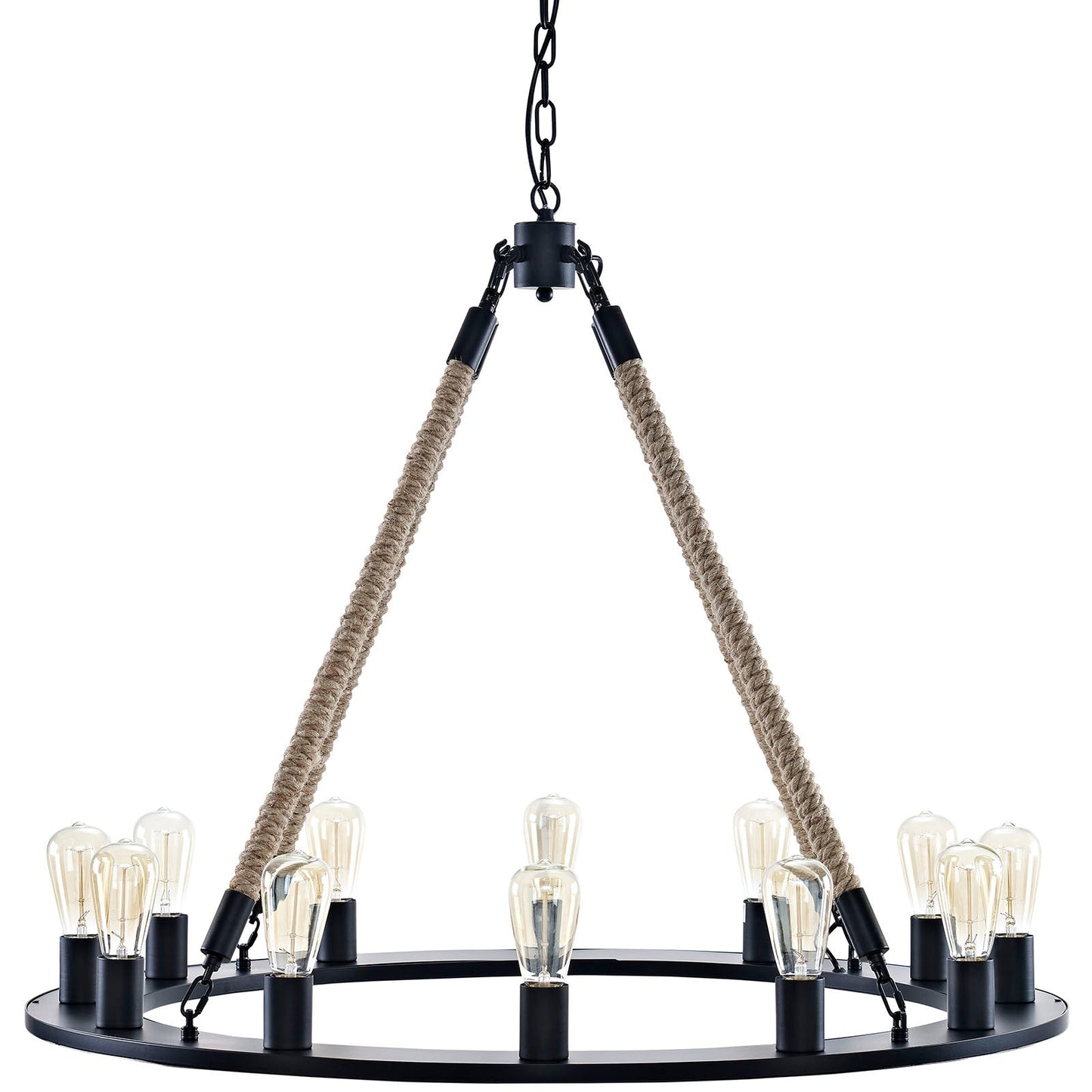 Modway Encircle Chandelier - Brown | Chandeliers | 