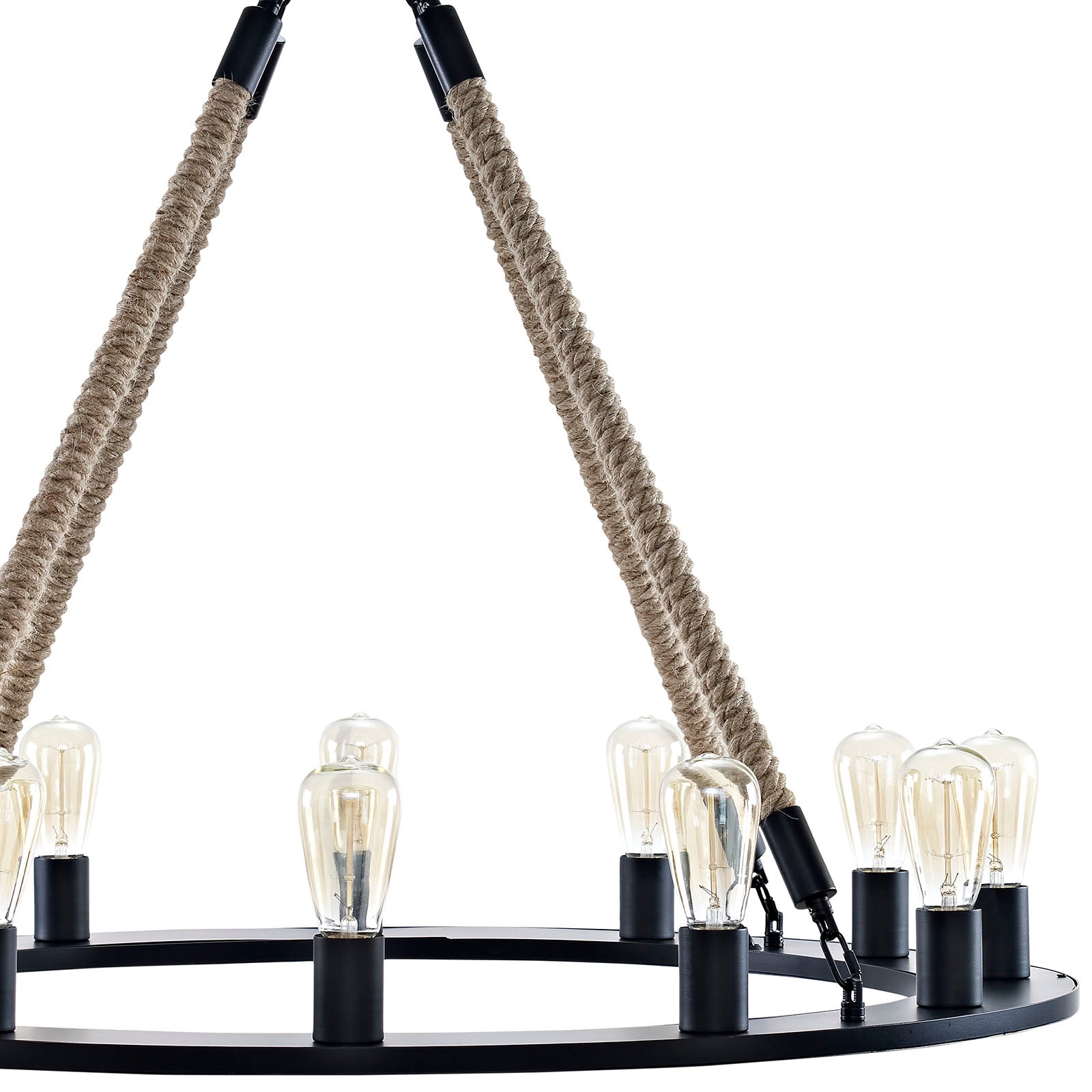 Modway Encircle Chandelier - Brown | Chandeliers | 