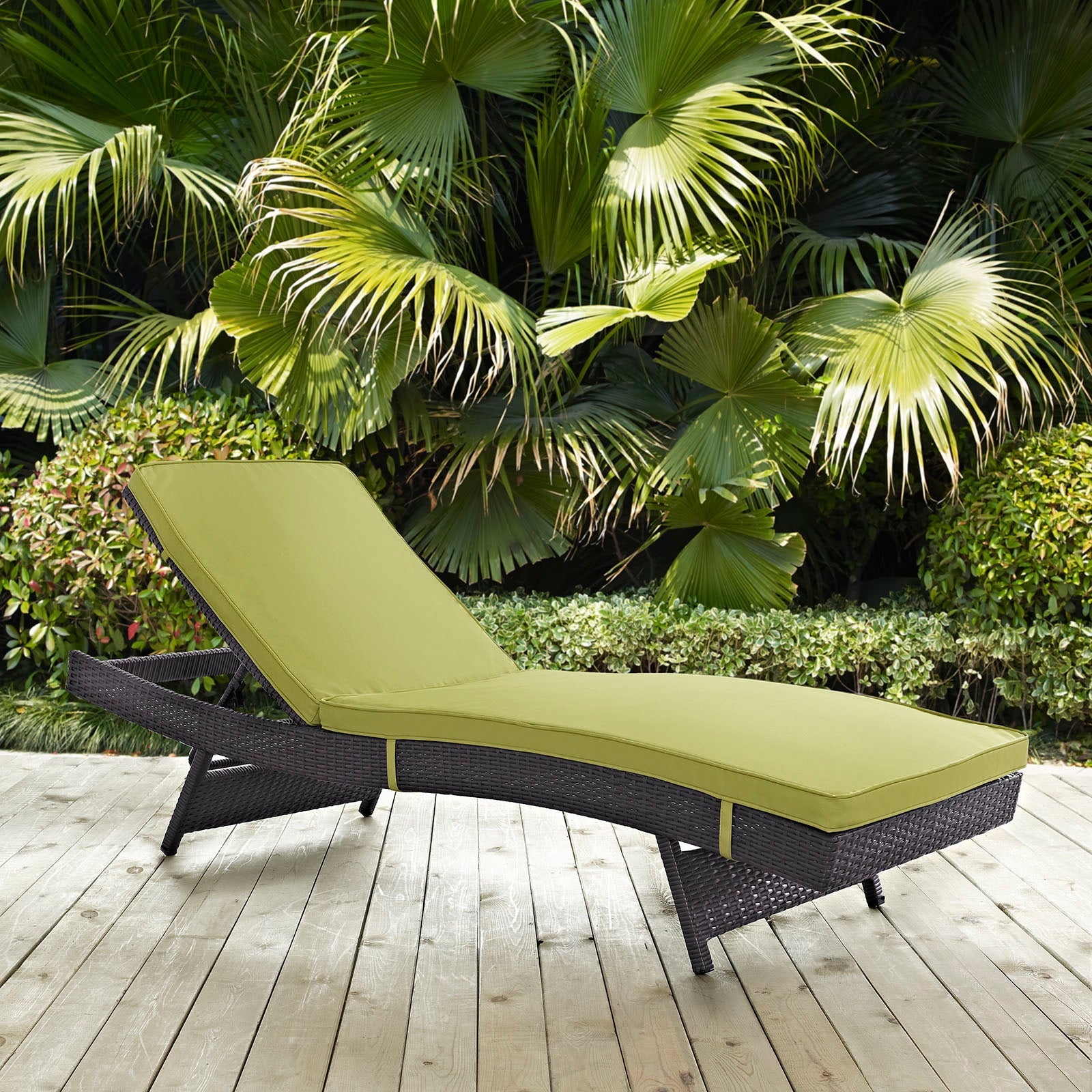 Modway Convene Outdoor Patio Chaise | Outdoor Patio Daybed | 