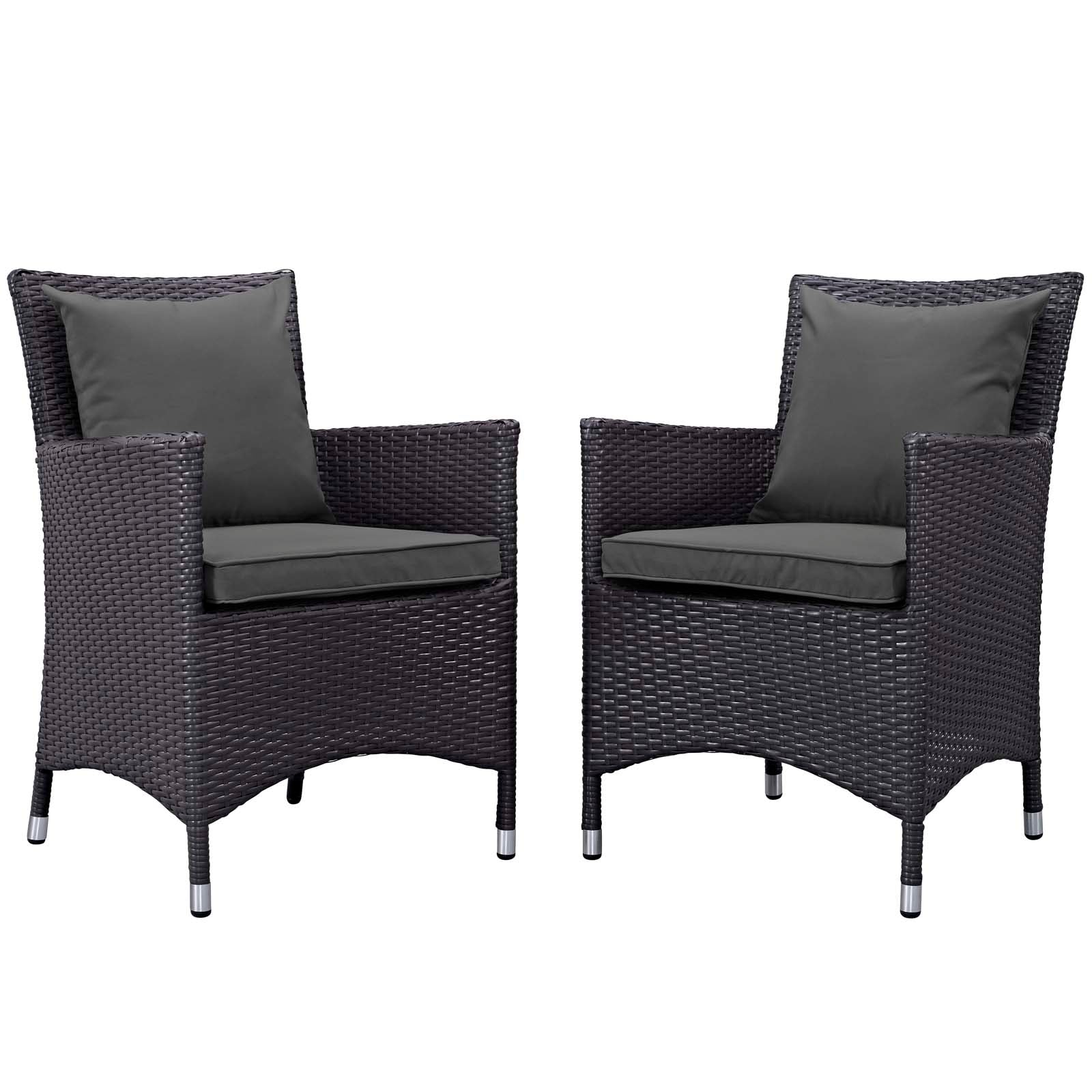 Modway Convene 2 Piece Outdoor Patio Dining Set - EEI-2188 | Dining Sets | 