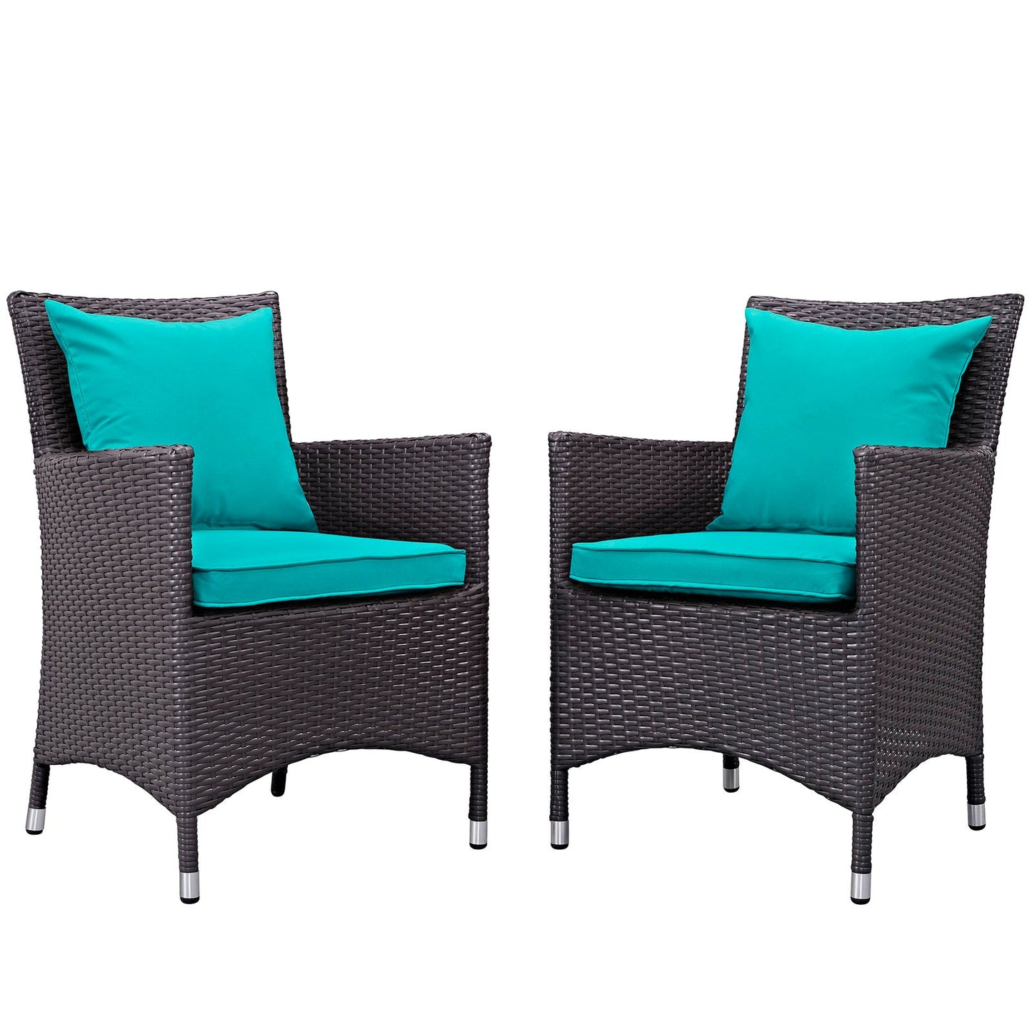 Modway Convene 2 Piece Outdoor Patio Dining Set - EEI-2188 | Dining Sets | 
